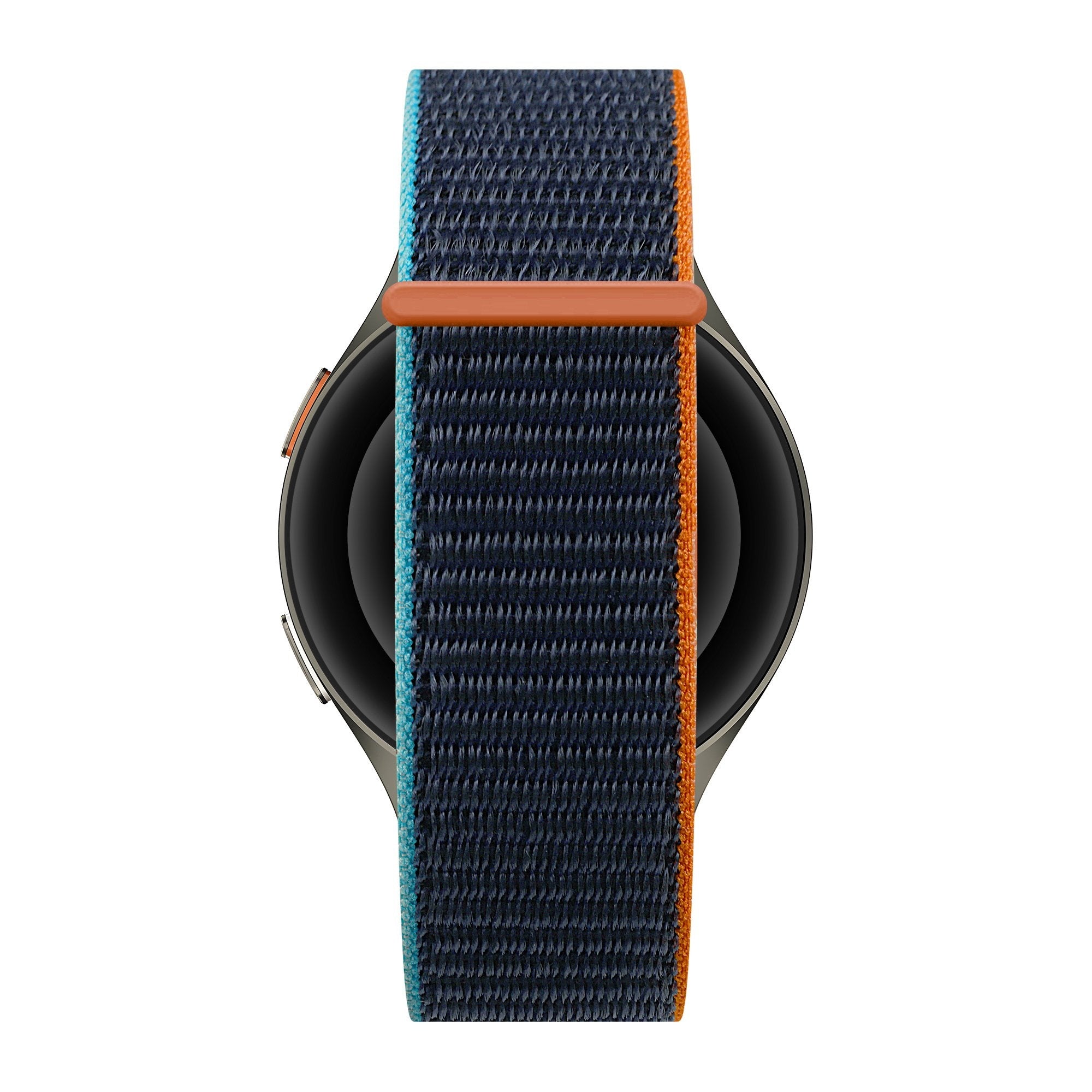 Bandz Samsung Galaxy Watch 4 - 44mm Nylonarmband 'Easy Fit' (Dunkel Blau Mix)
