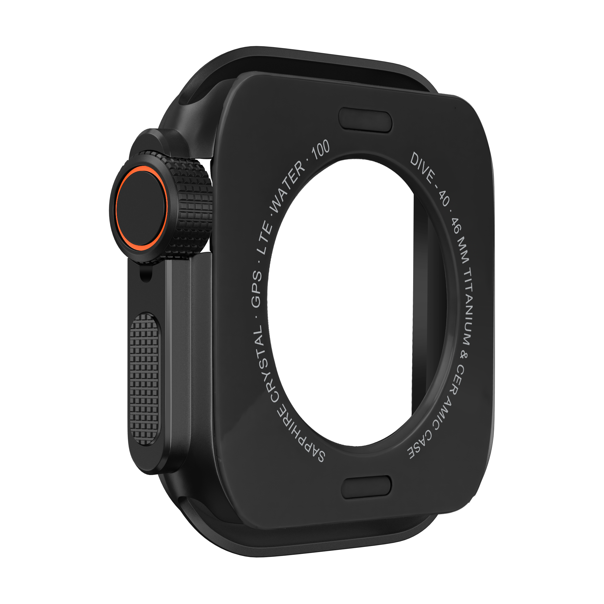 Bandz Apple Watch 11 - 46mm Metal Cover (Black)