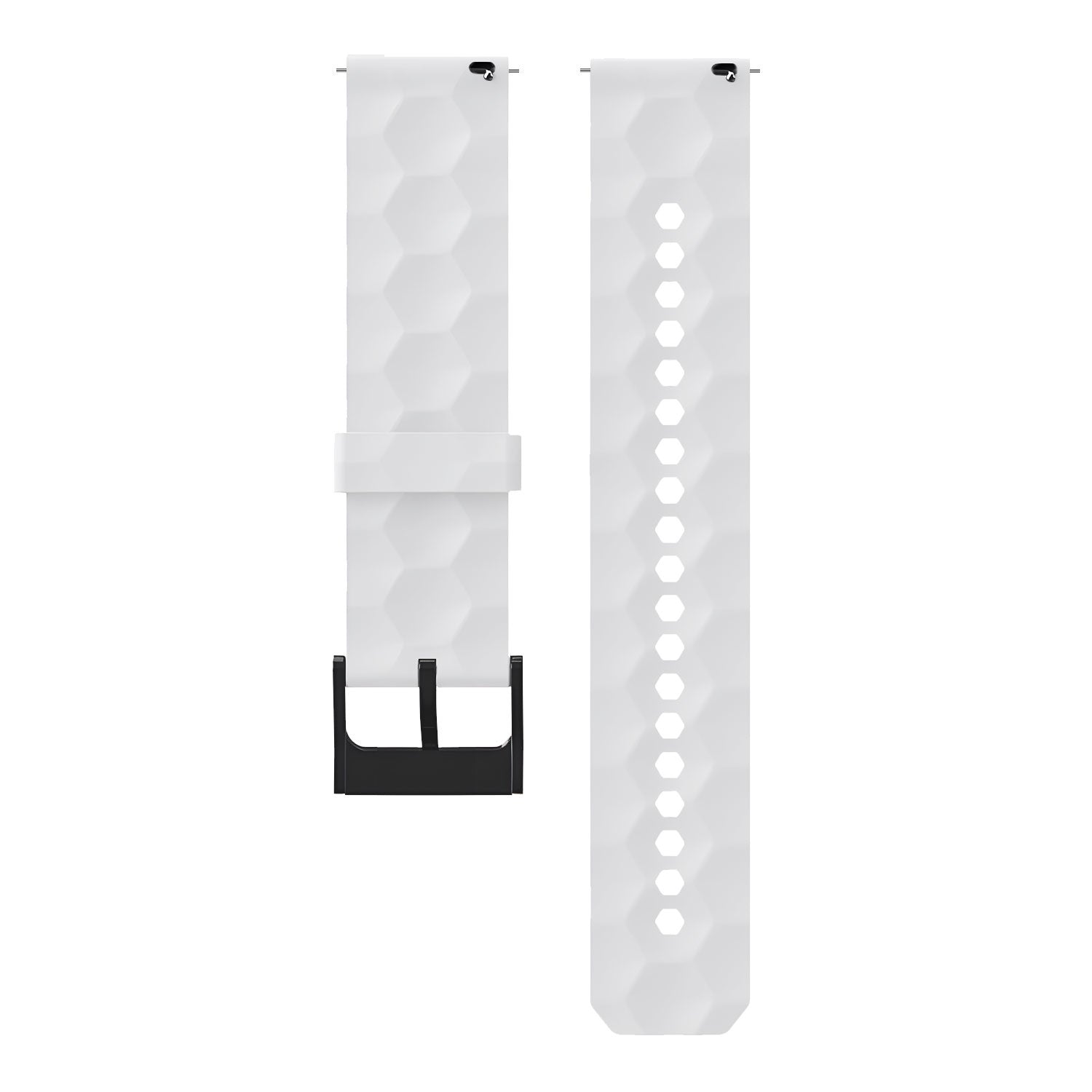 Amazfit Cheetah (Pro) Silicone Hexa Strap (White)