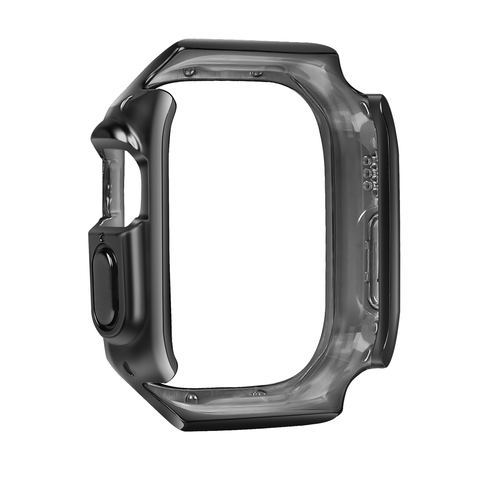 Bandz Apple Watch Ultra - 49mm Galvanized TPU Case (Black)