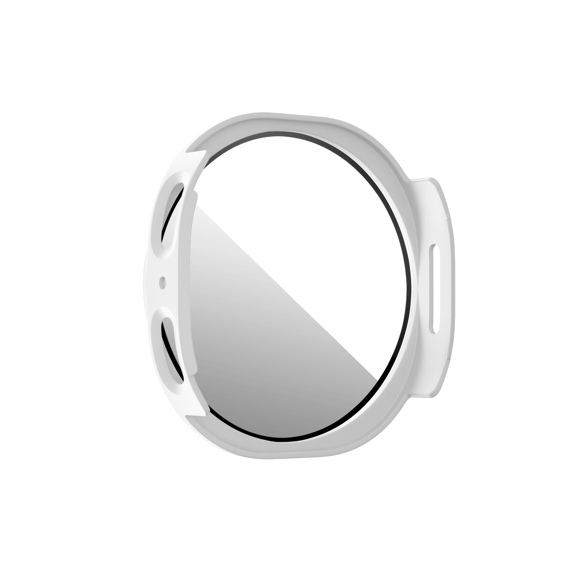 Bandz Funda PC con vidrio Samsung Galaxy Watch 8 - 44mm (blanco)