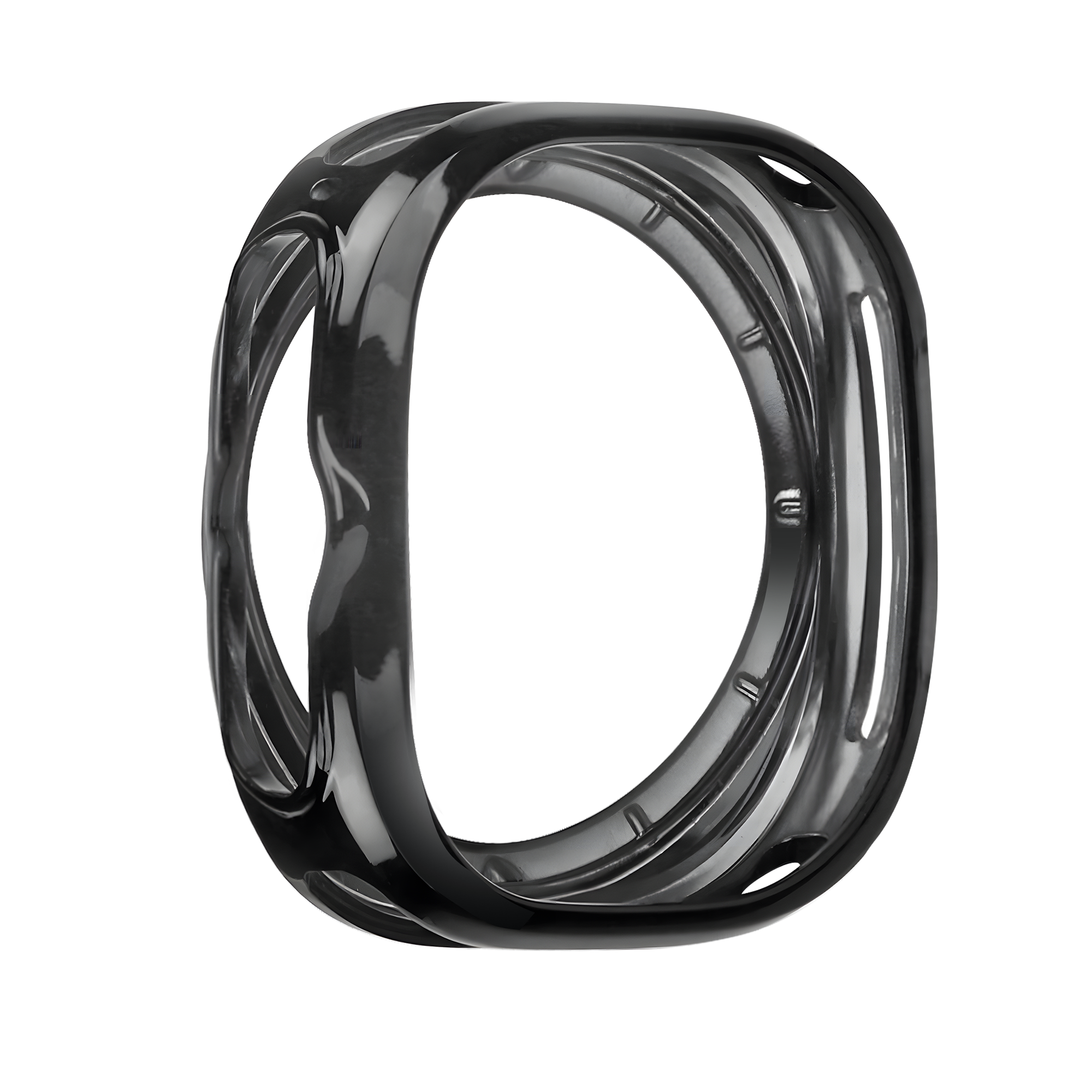 Bandz Funda TPU galvanizado Samsung Galaxy Watch Ultra (negro)