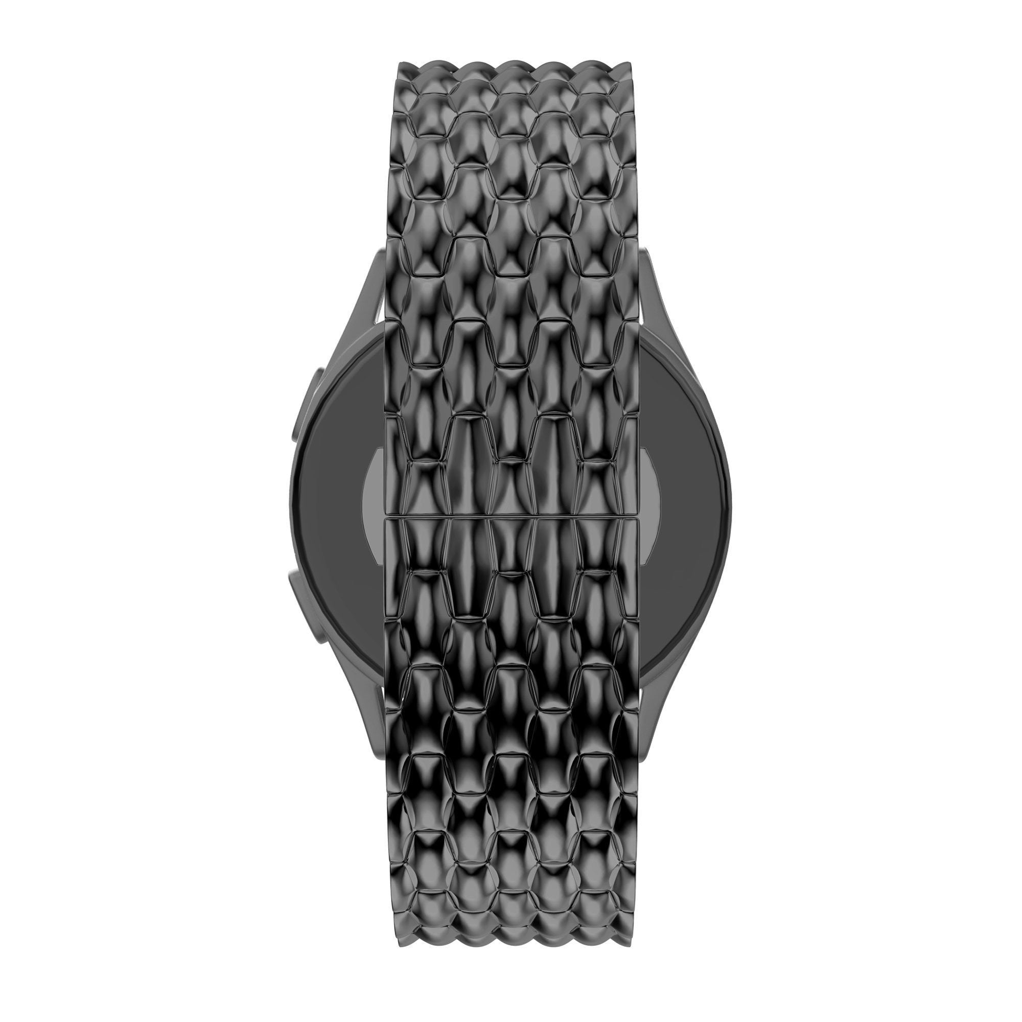 Bandz Coros Apex 46mm Steel Strap 'Dragon' (Black)