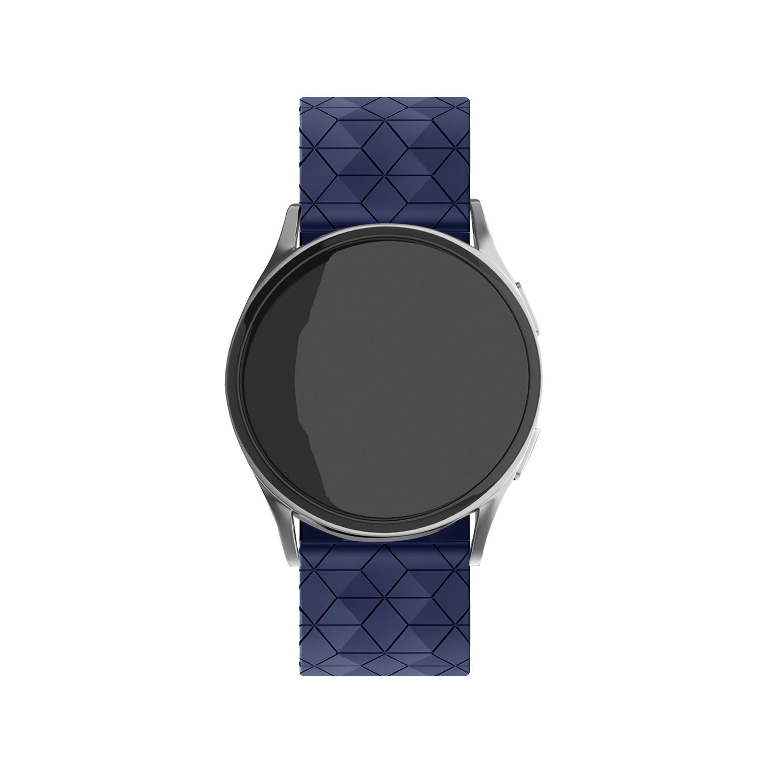 Withings ScanWatch 2 - 42mm Hexa Silikonarmband (Dunkel Blau)