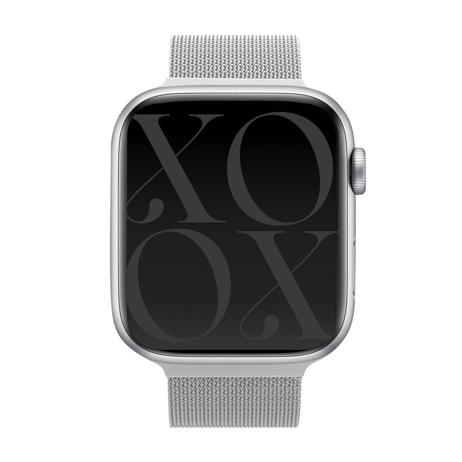 xoxo Wildhearts Apple Watch Milanese Armband (Silber)
