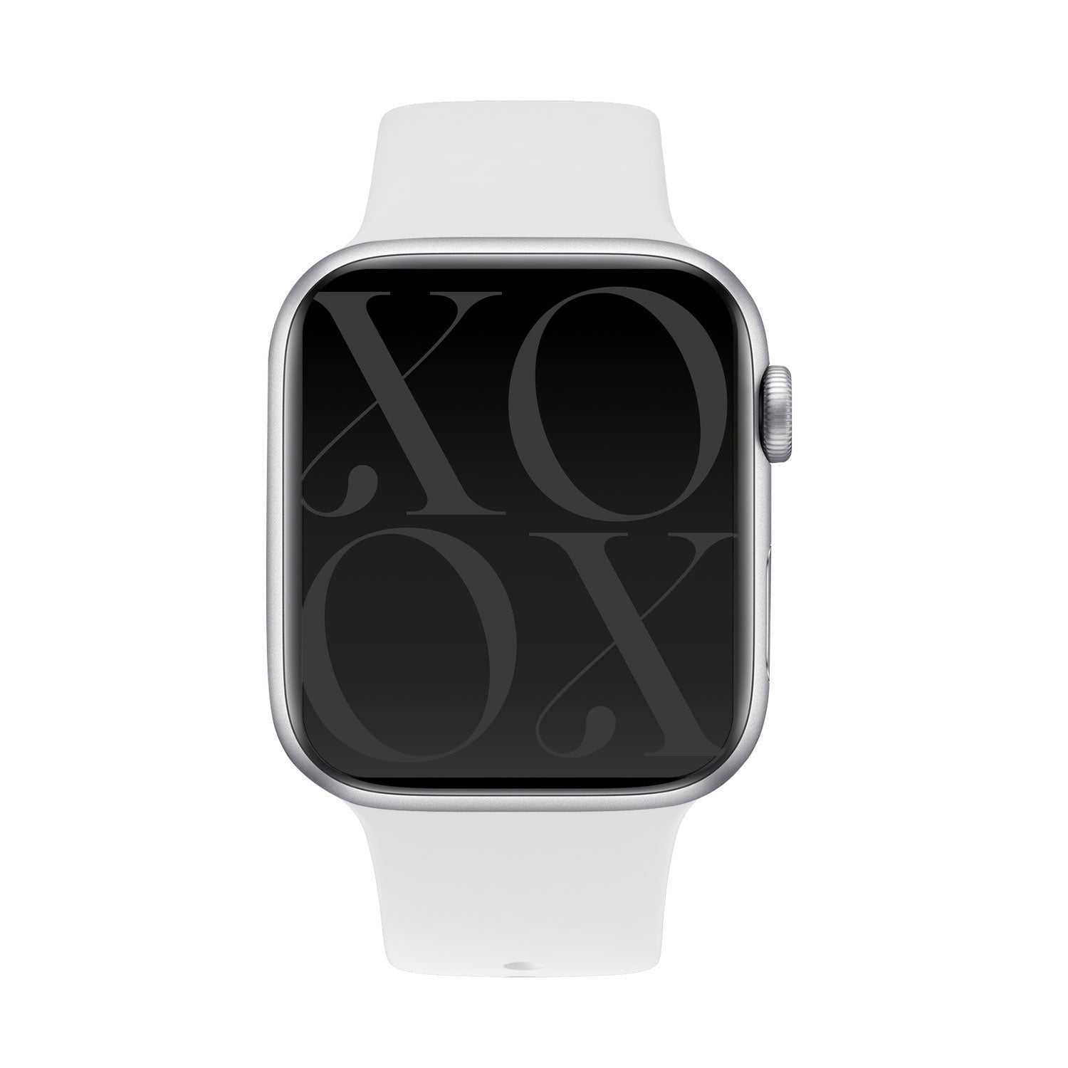 xoxo Wildhearts Apple Watch Silikonarmband (Weiß)