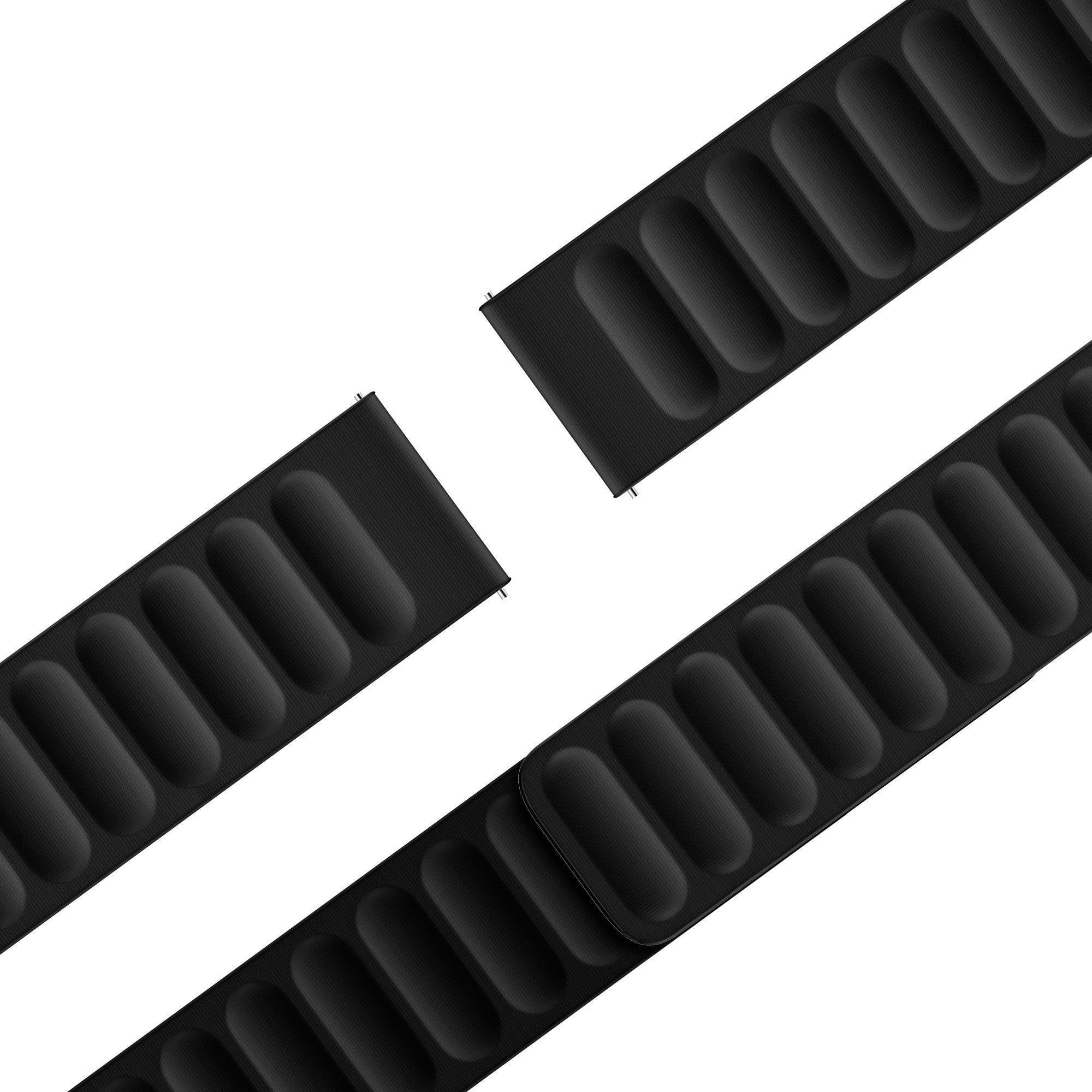 Bandz OnePlus Watch Lite Magnetic Fine Woven Strap (Black)