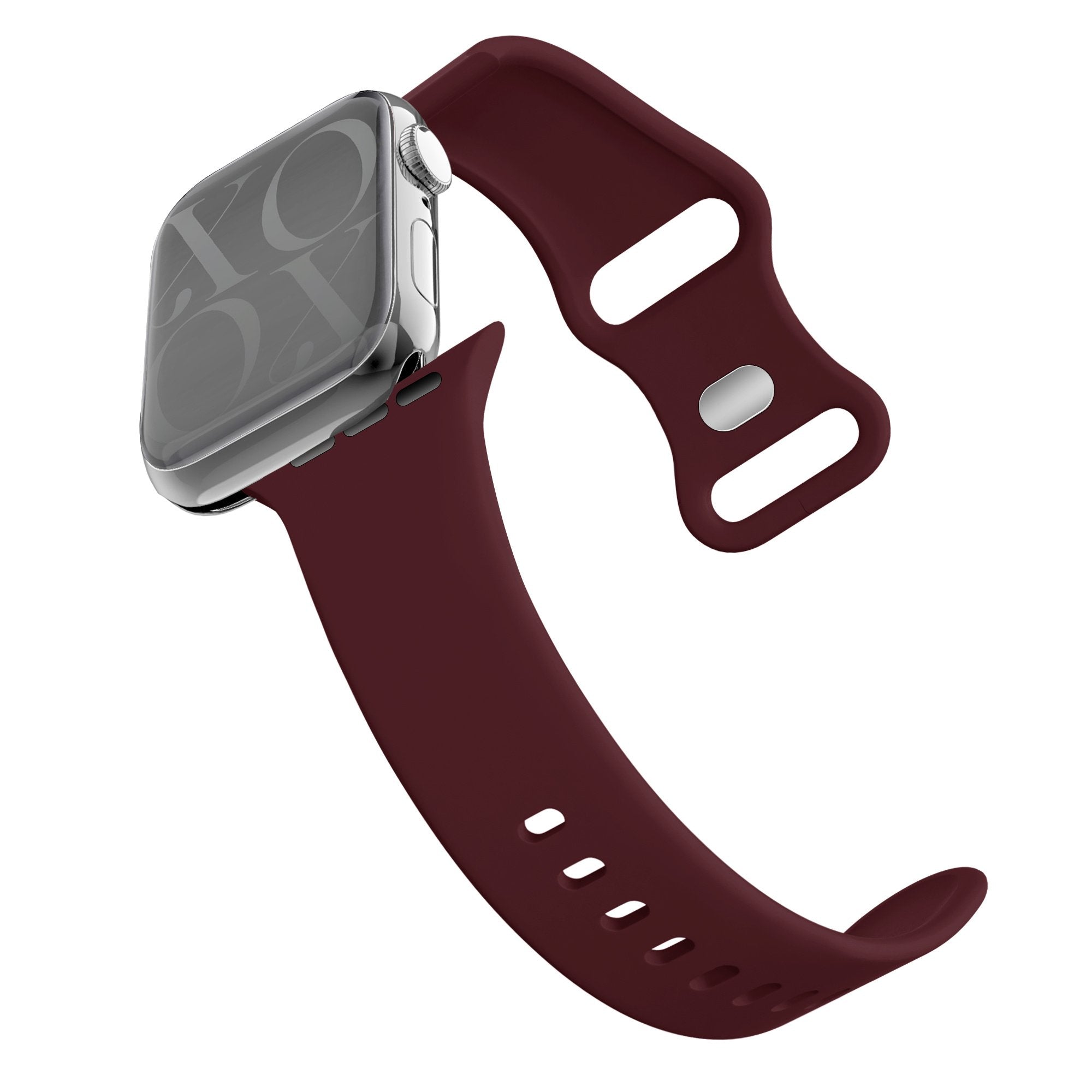 Correa silicona xoxo Wildhearts Apple Watch (Burdeos)