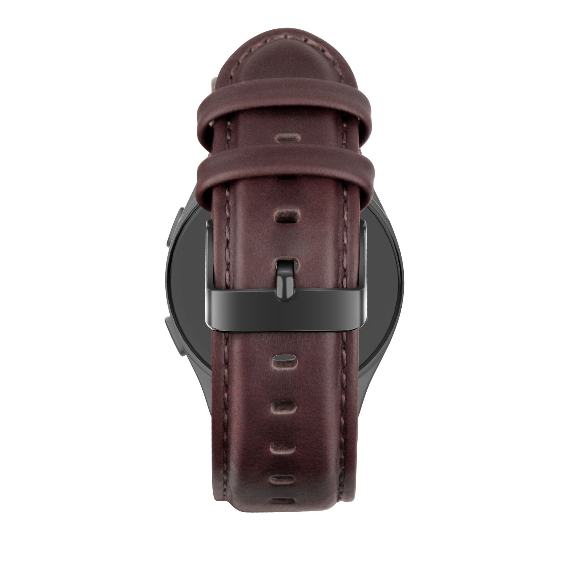 Bandz OnePlus Watch 3 Leather Strap 'Classic' (Dark Brown)