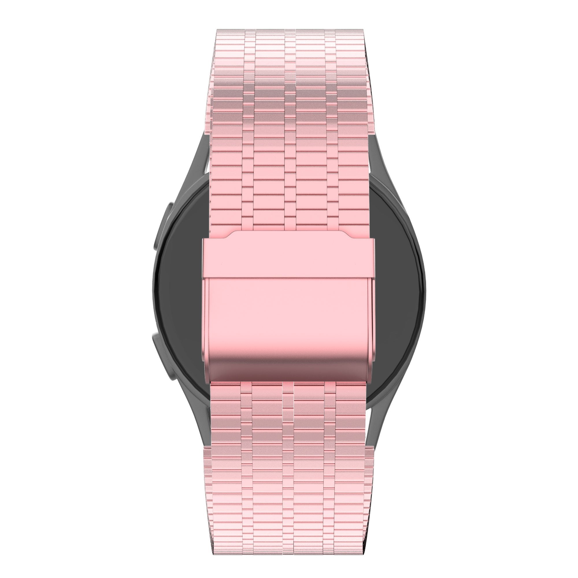 Bandz Garmin Approach S42 Verstellbares Stahlarmband (Rosa)