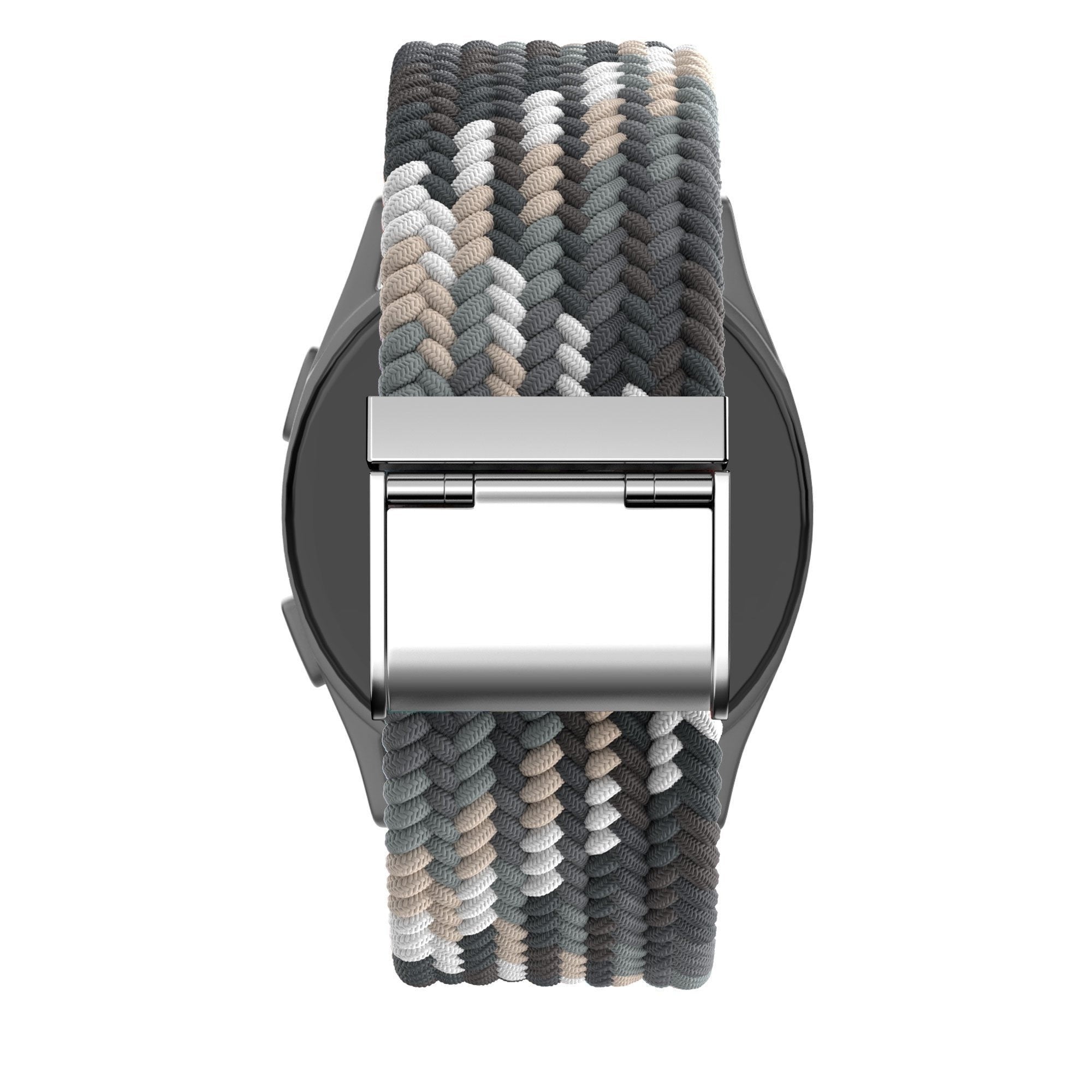 Bandz Correa nylon tejida Coros Apex 42mm (negro-mixto)