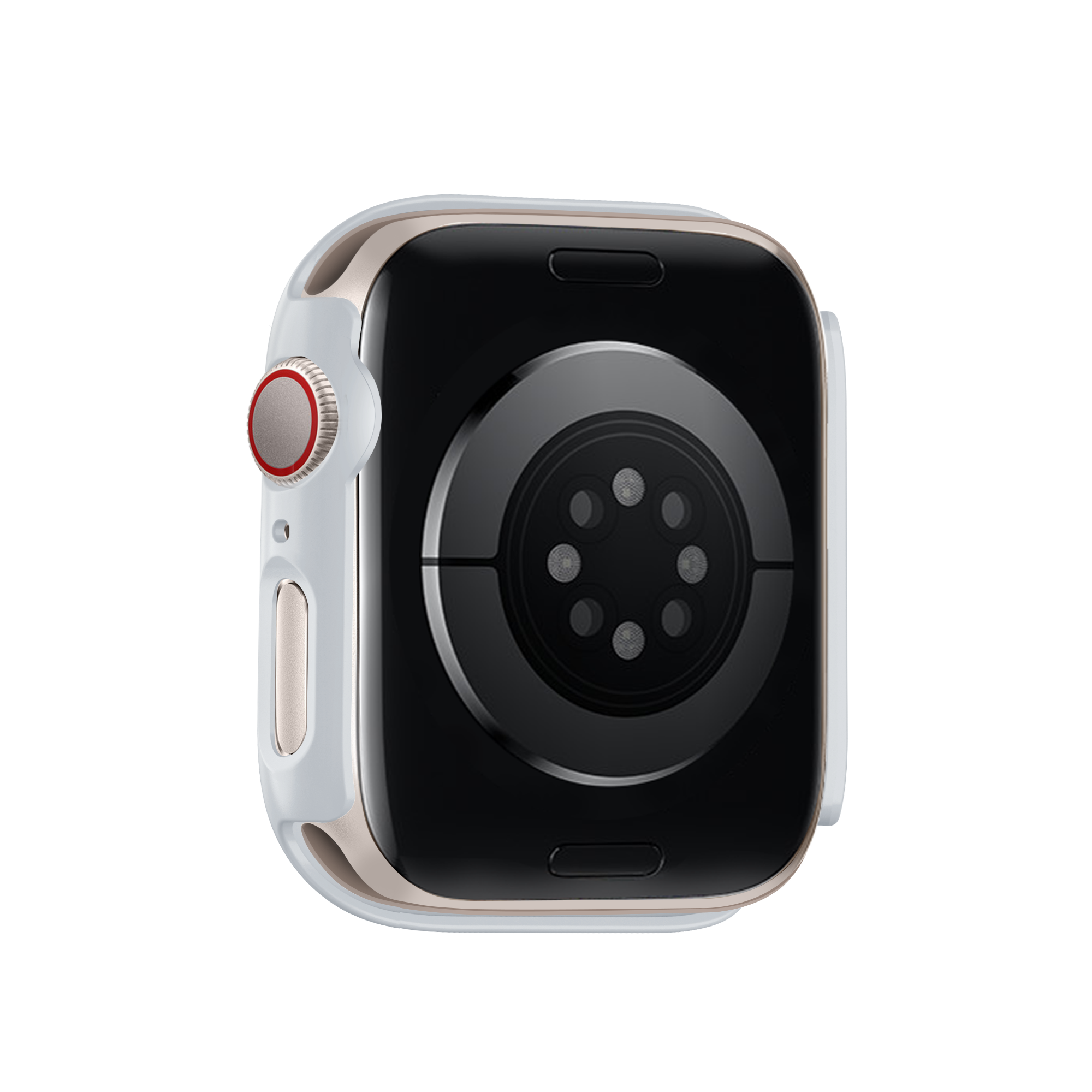 Bandz Apple Watch 10 - 46mm PC Case with Glass (Silver)