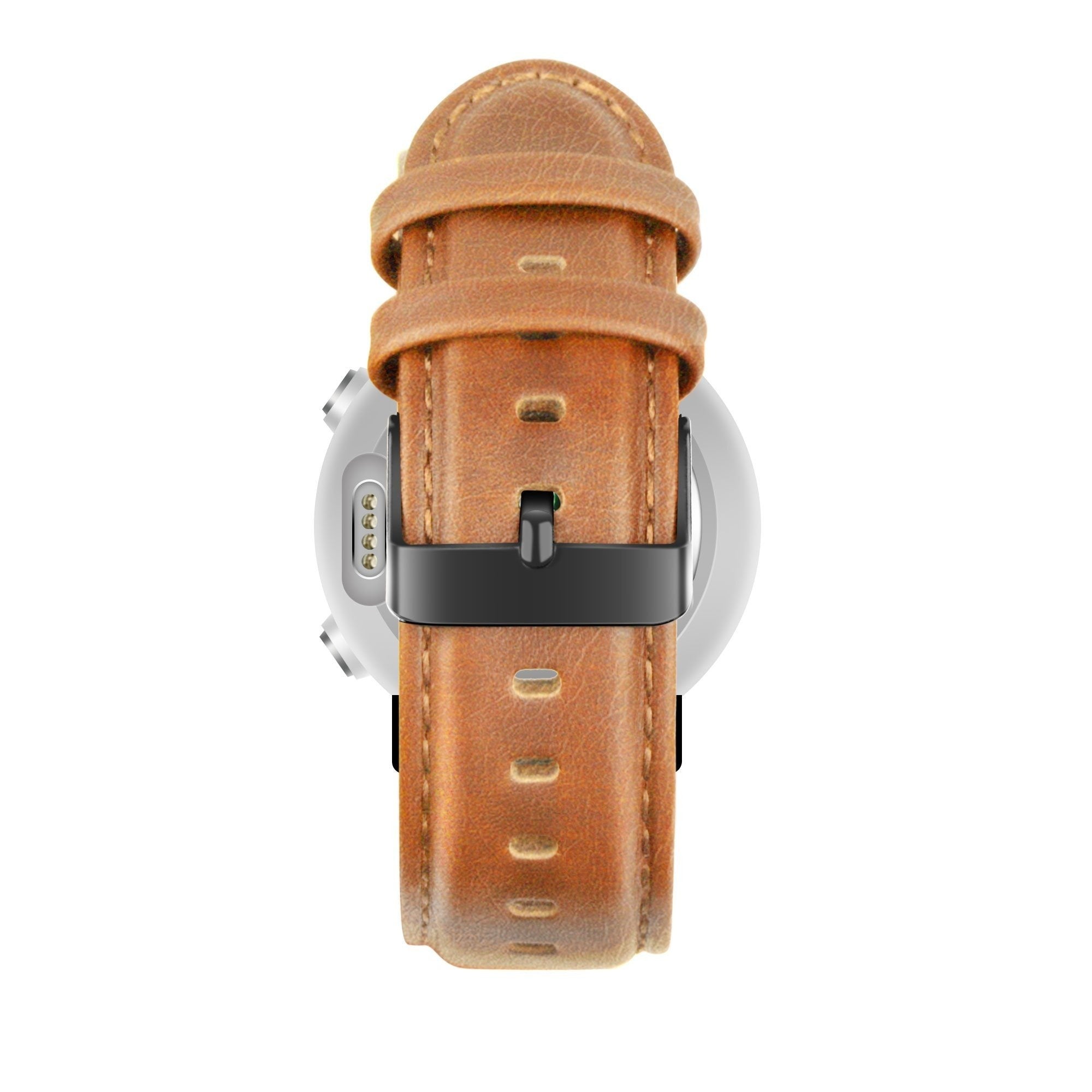 Bandz Garmin Approach S62 Leather Strap (Brown)
