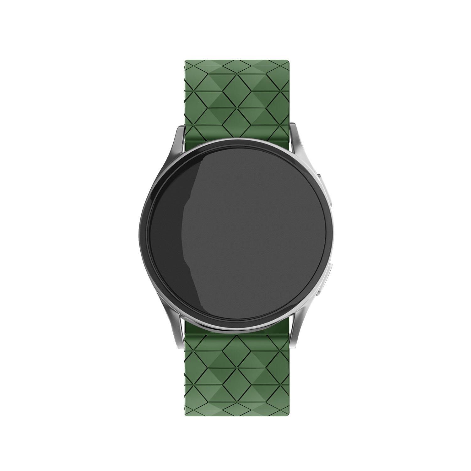 Withings ScanWatch 2 - 42mm Hexa Silikonarmband (Armeegrün)