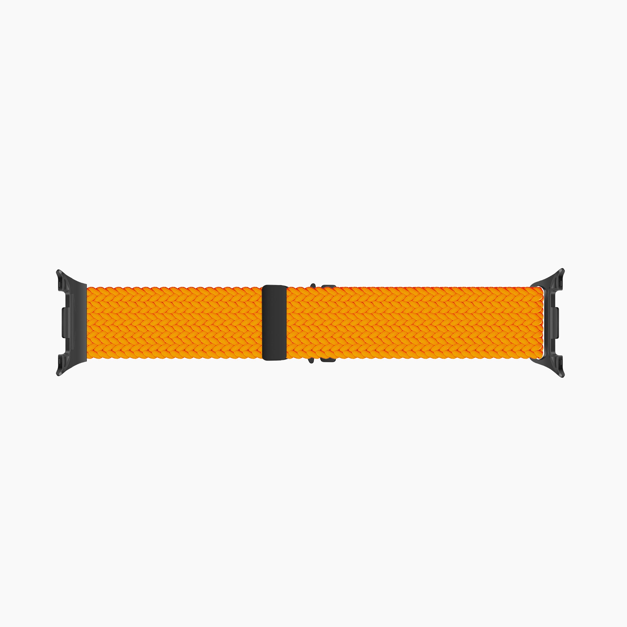 Samsung Galaxy Watch 8 - 40mm Braided Strap with P-Buckle (Orange)