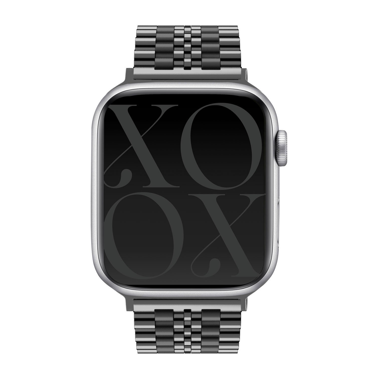 xoxo Wildhearts Apple Watch Stahlarmband (Schwarz)