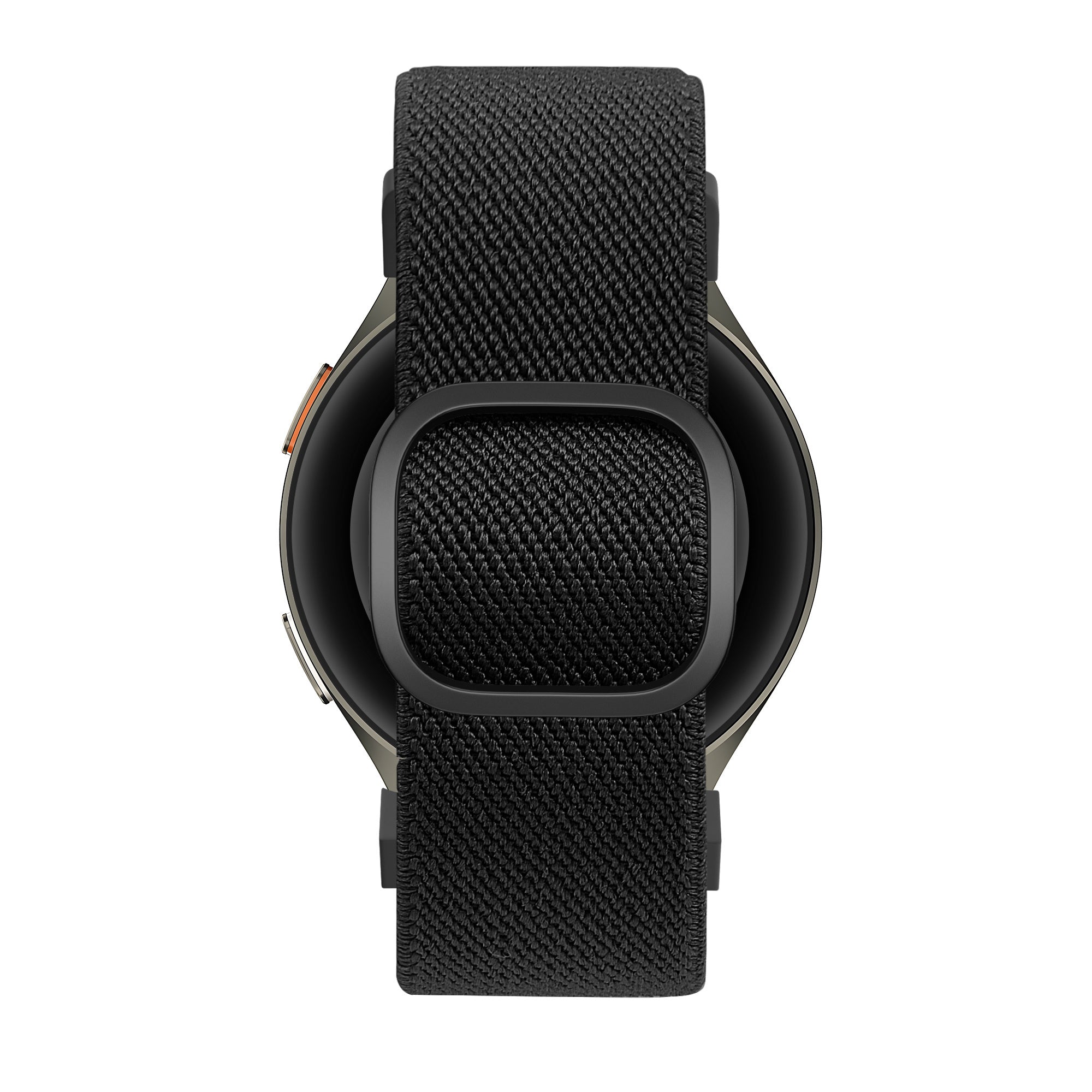 Bandz Samsung Galaxy Watch 4 44mm Elastisches Armband 'Easy Fit' (Schwarz)