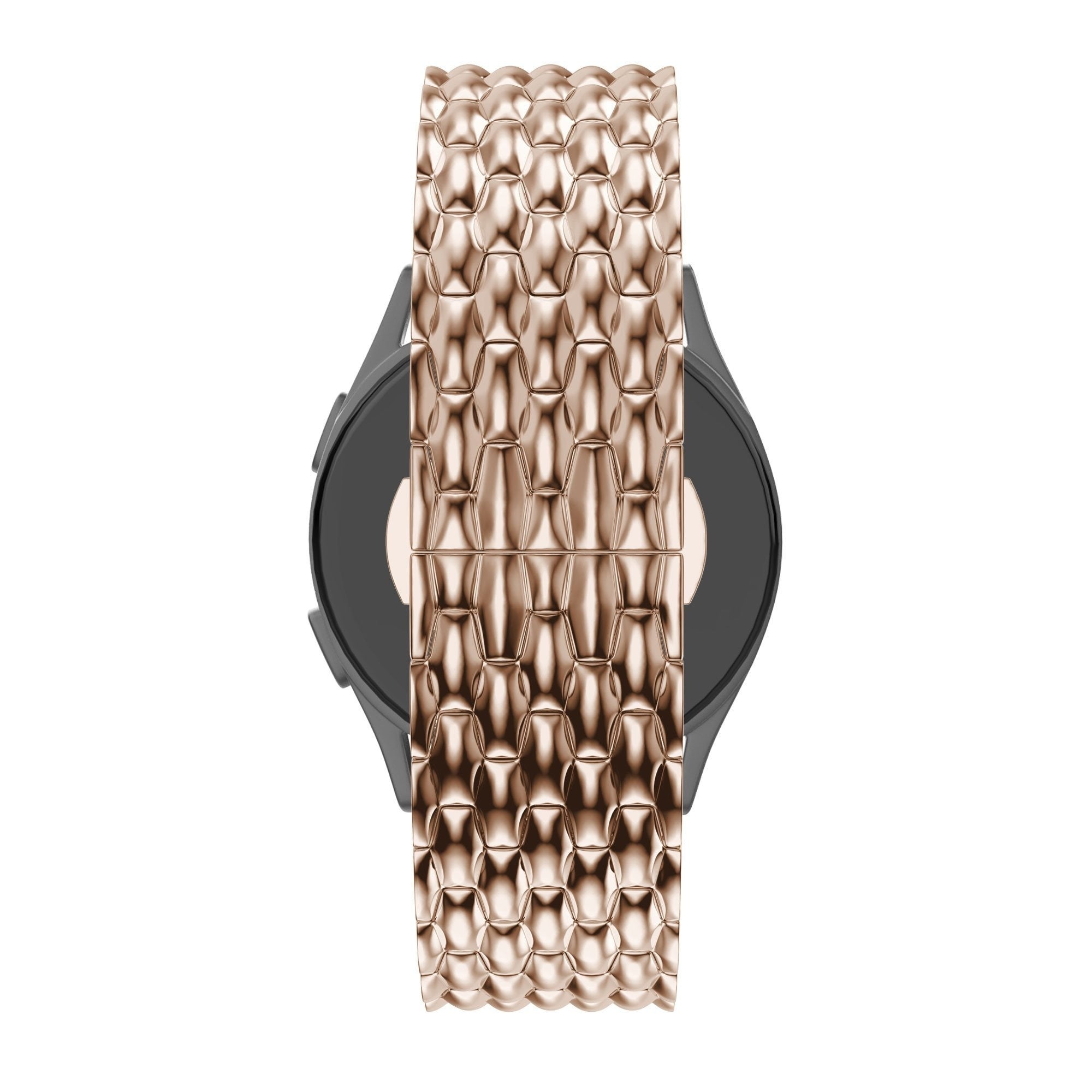 Bandz Correa acero 'Dragon' Coros Apex 42mm (rosado/dorado)