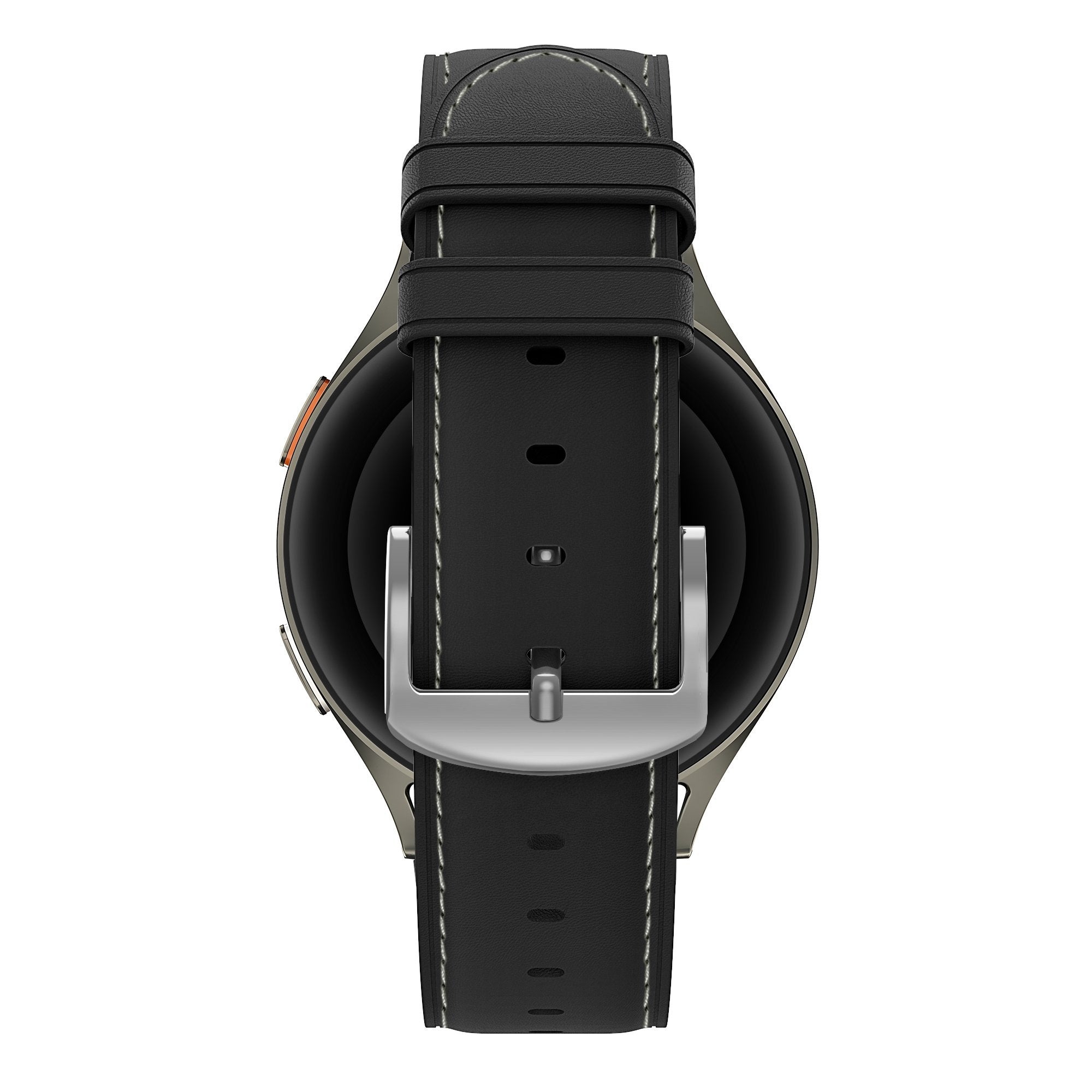 Bandz Samsung Galaxy Watch 42mm Leather Strap 'Easy Fit' (Black)