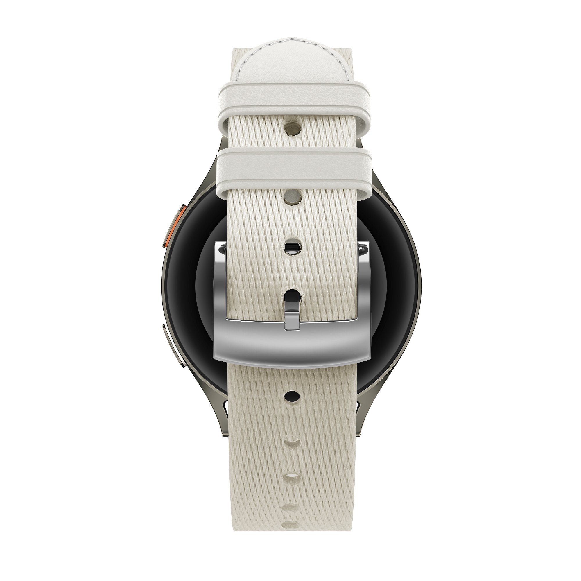 Bandz Correa cuero híbrida 'Easy Fit' Fossil Gen 6 - 42mm (blanco estrella)