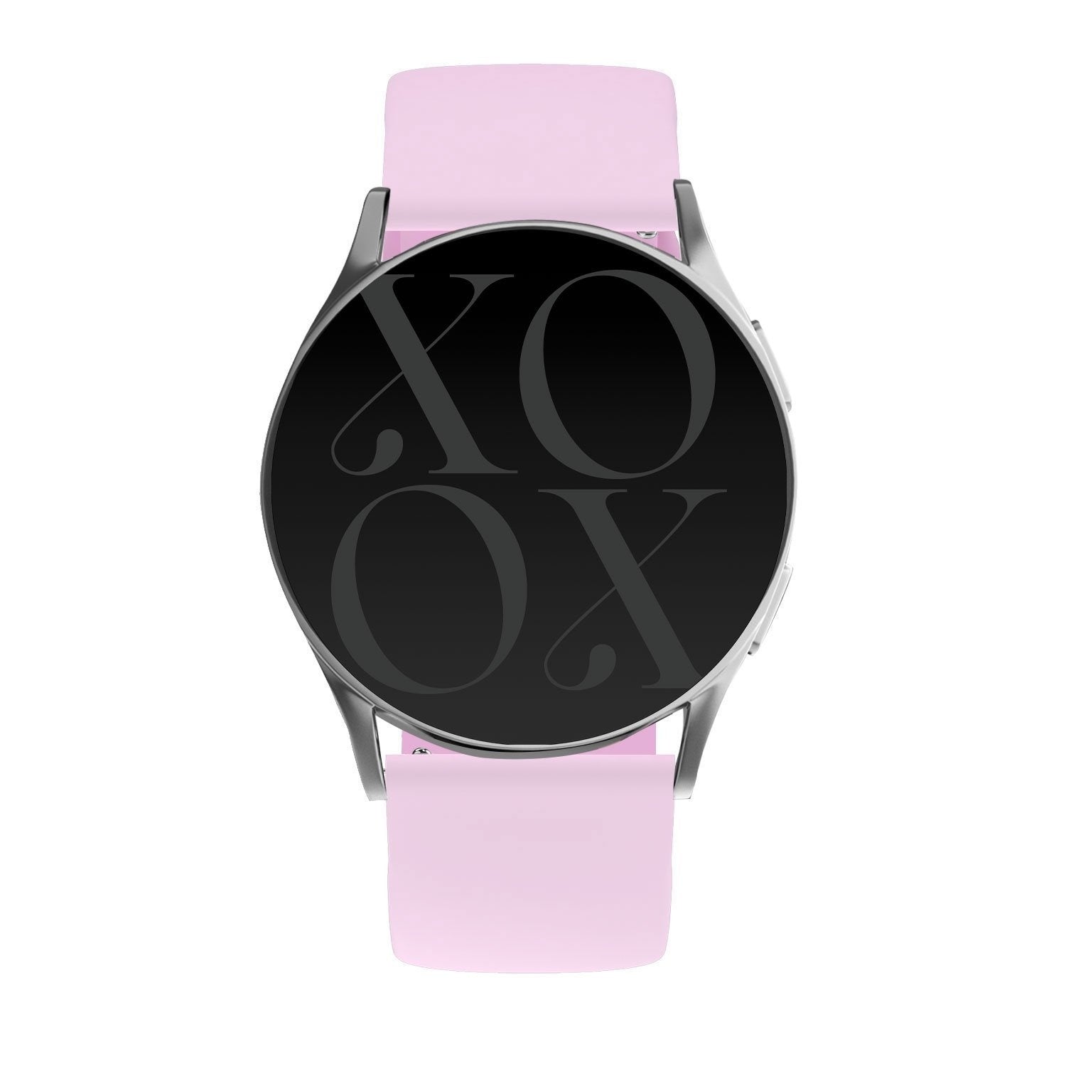 xoxo Wildhearts Samsung Galaxy Watch 5-44mm Silikonarmband (Knallige Rosa)