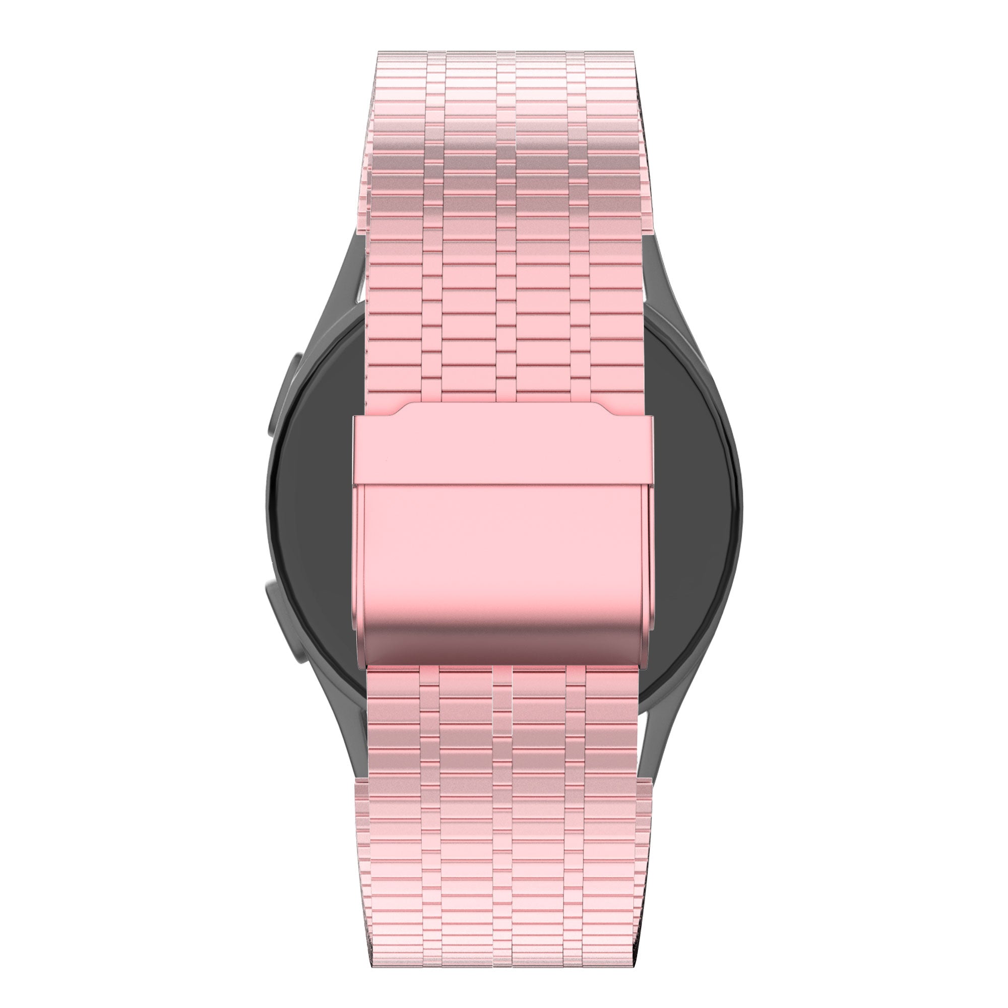 Bandz Garmin Approach S40 Verstellbares Stahlarmband (Rosa)