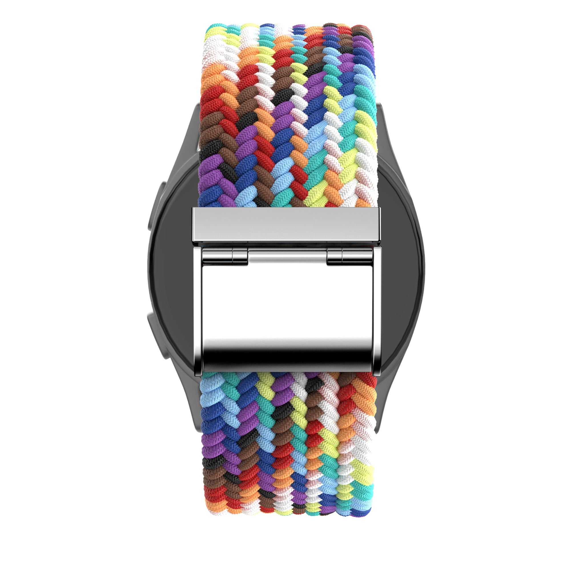 Bandz Garmin Vivomove HR Gewebtes Nylonarmband (Regenbogen)