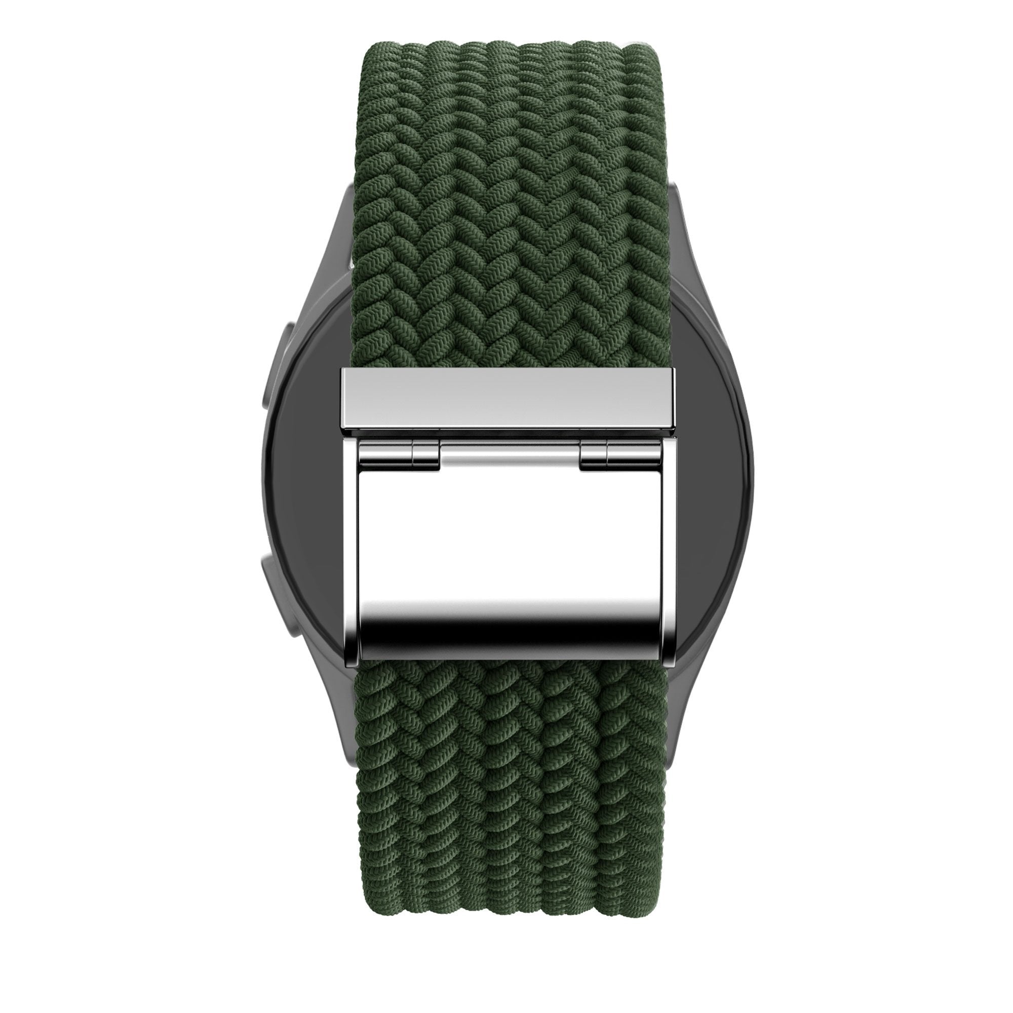 Bandz Garmin Forerunner 245 Woven Nylon Strap (Olive Green)