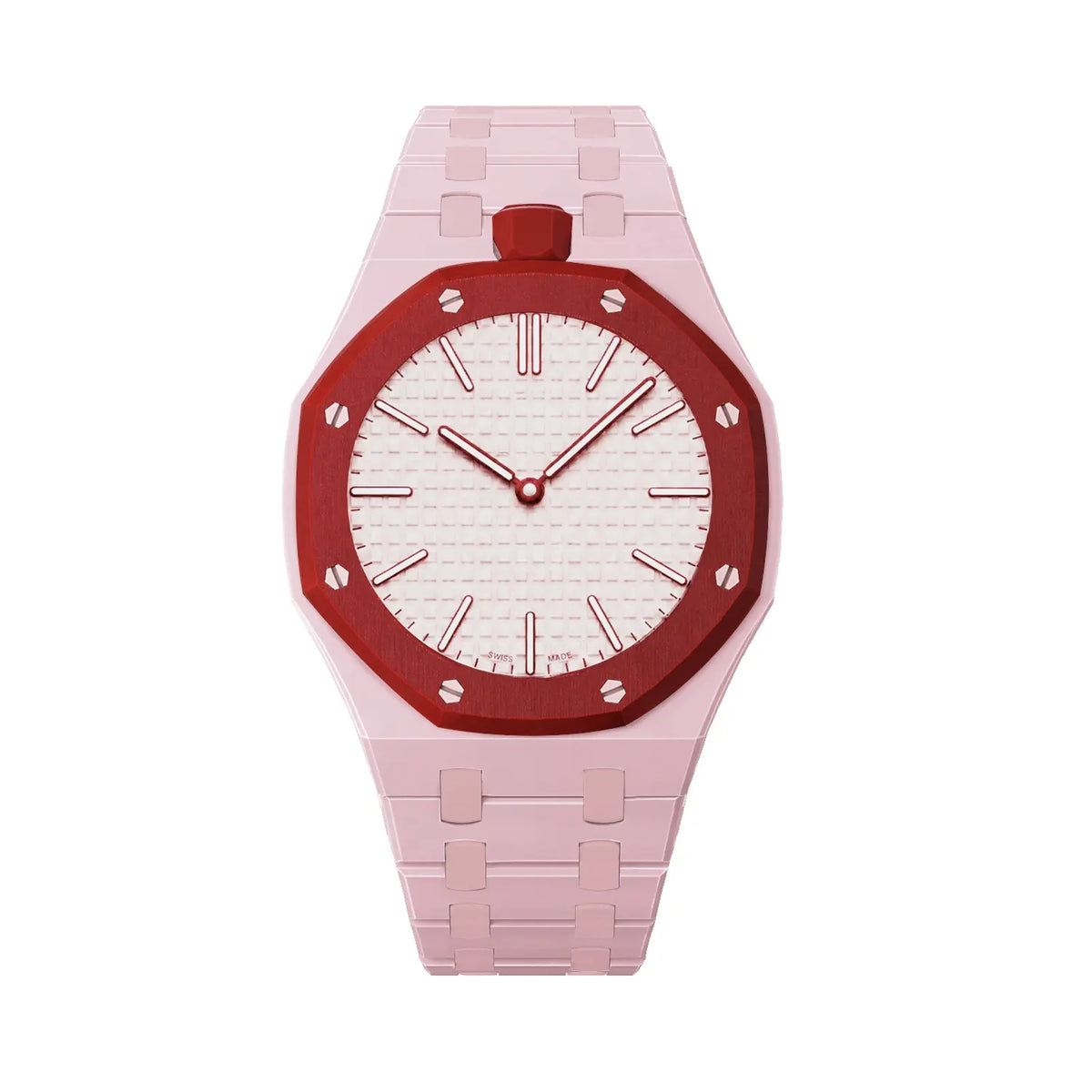 Correa biocerámica - 12 en punto Swatch Royal Pop (rosa)