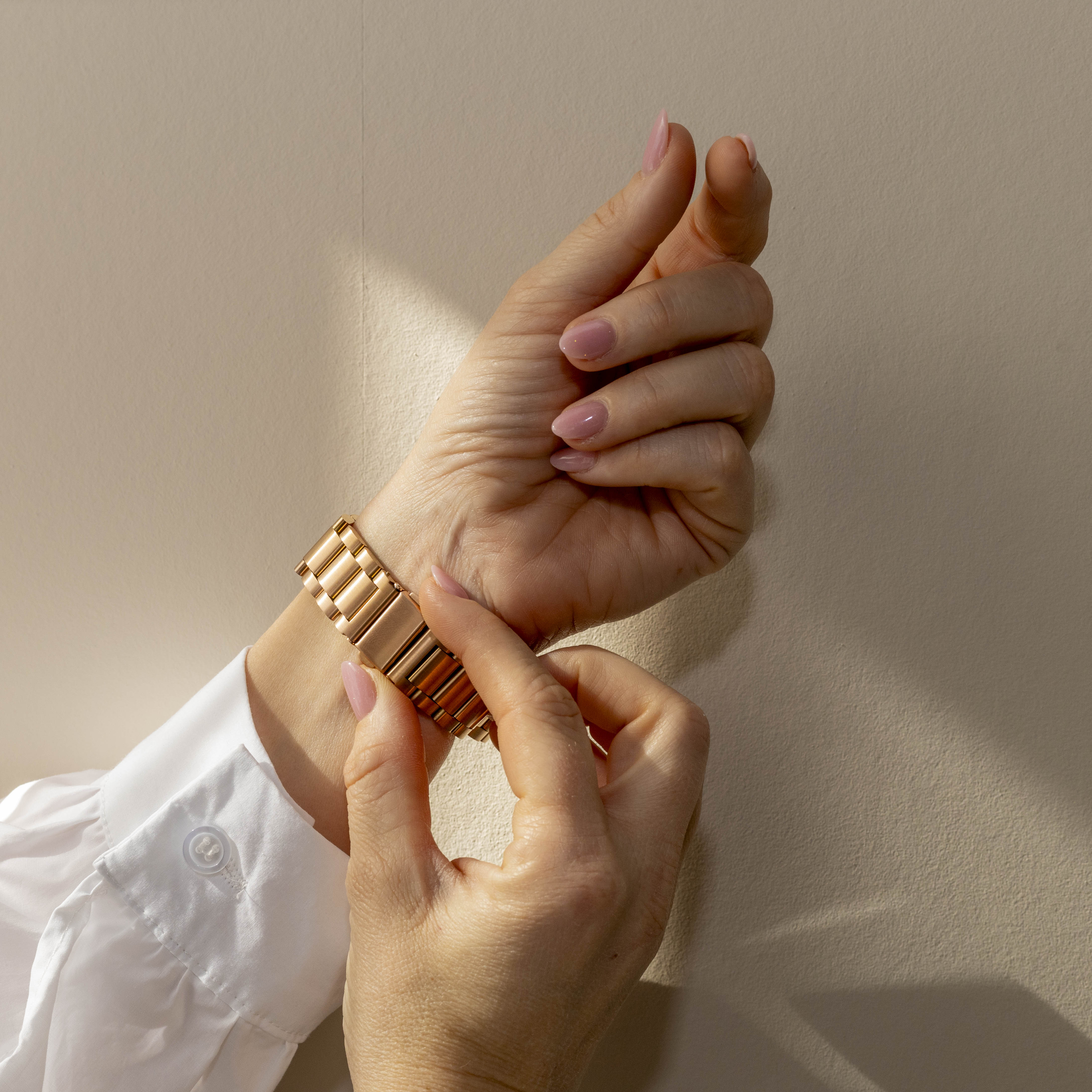 Withings Scan Watch 2 - 38mm Stahlarmband (Roségold)