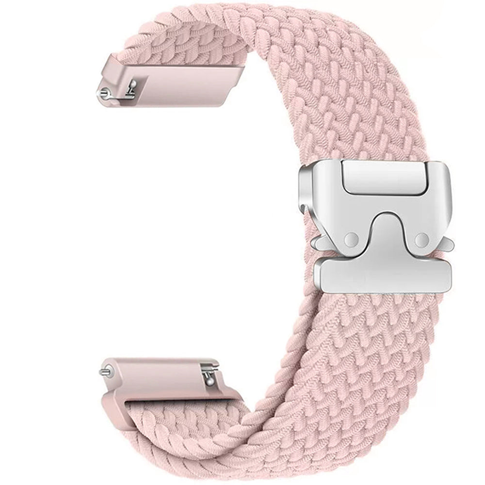 Correa trenzada Garmin Vivomove 3s con hebilla P (rosa)