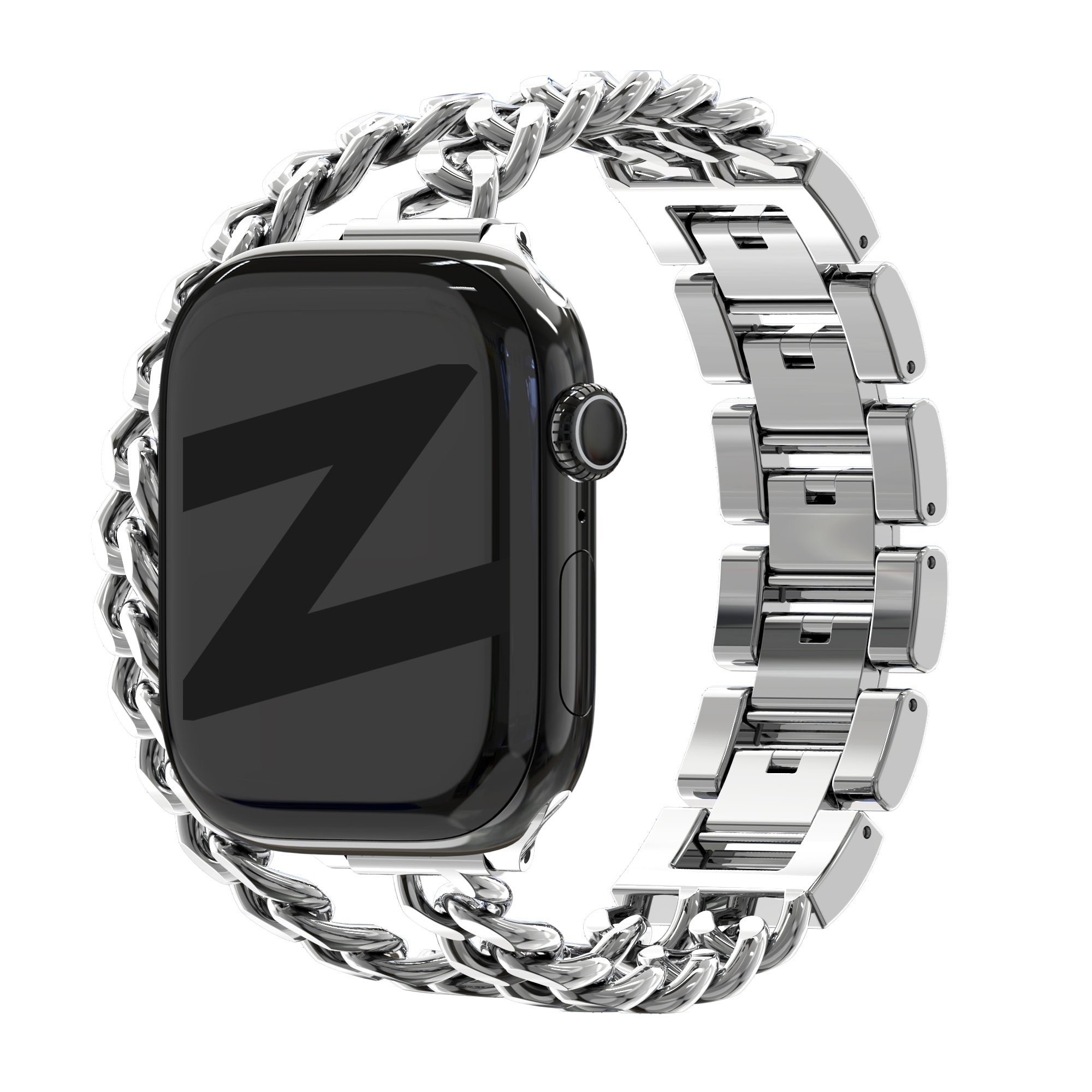 Bandz Correa acero 'Double Tour' Apple Watch (plateado)