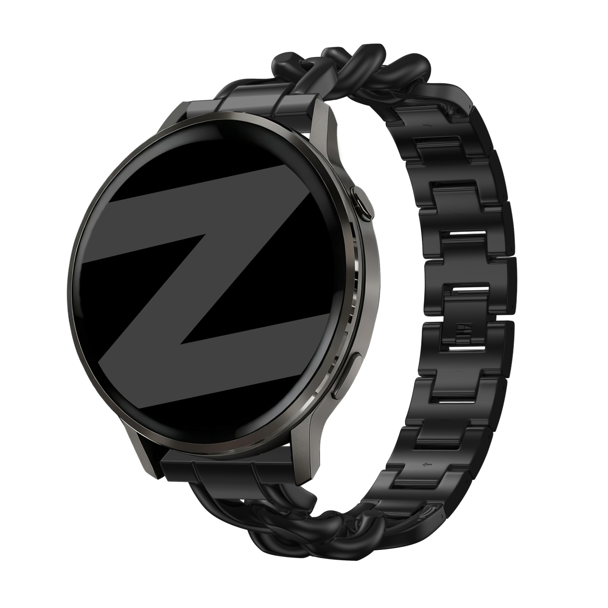 Bandz Garmin Bounce 2 Metal Strap 'Chains' (Black)