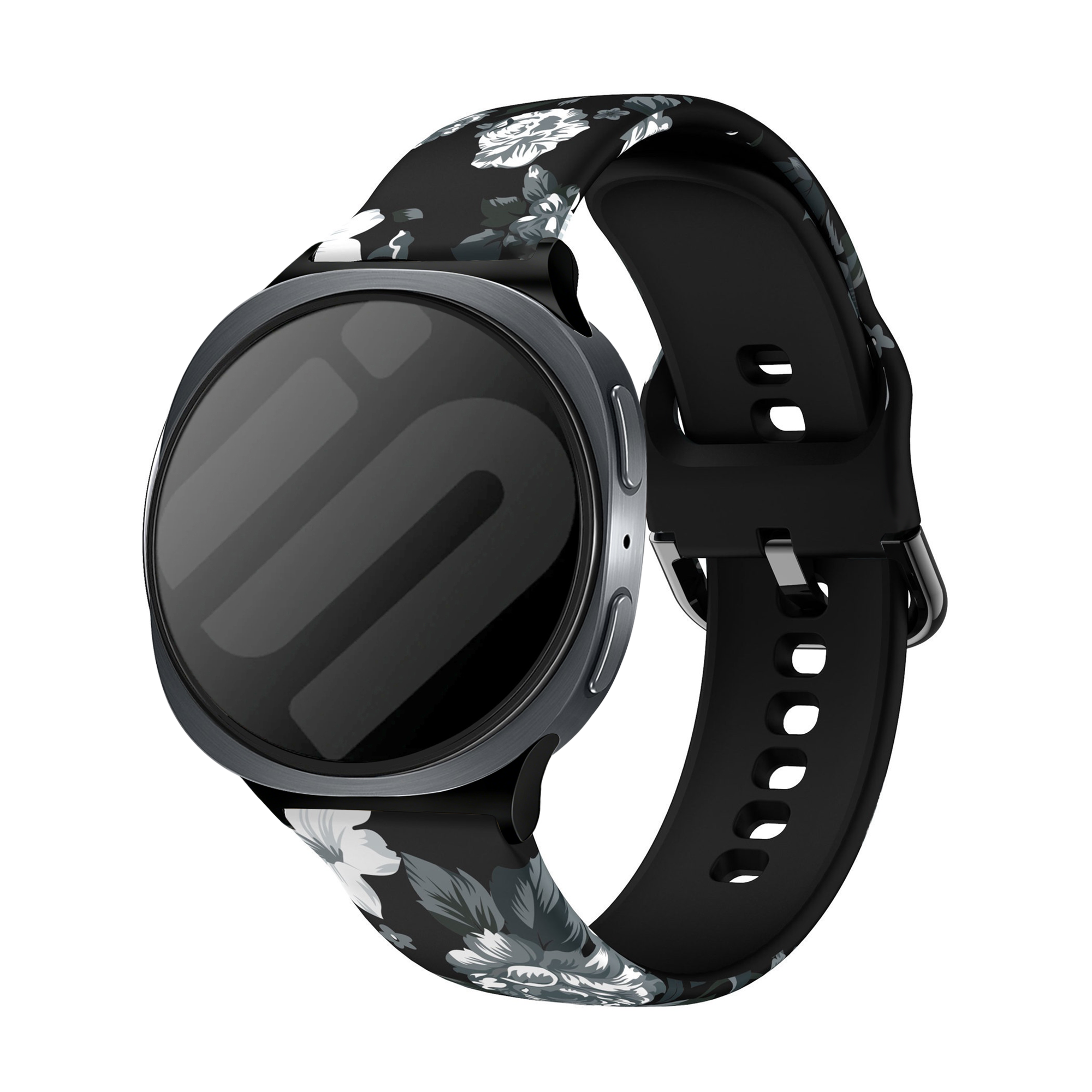 Samsung Galaxy Watch 8 - 44mm Grey Flower Strap