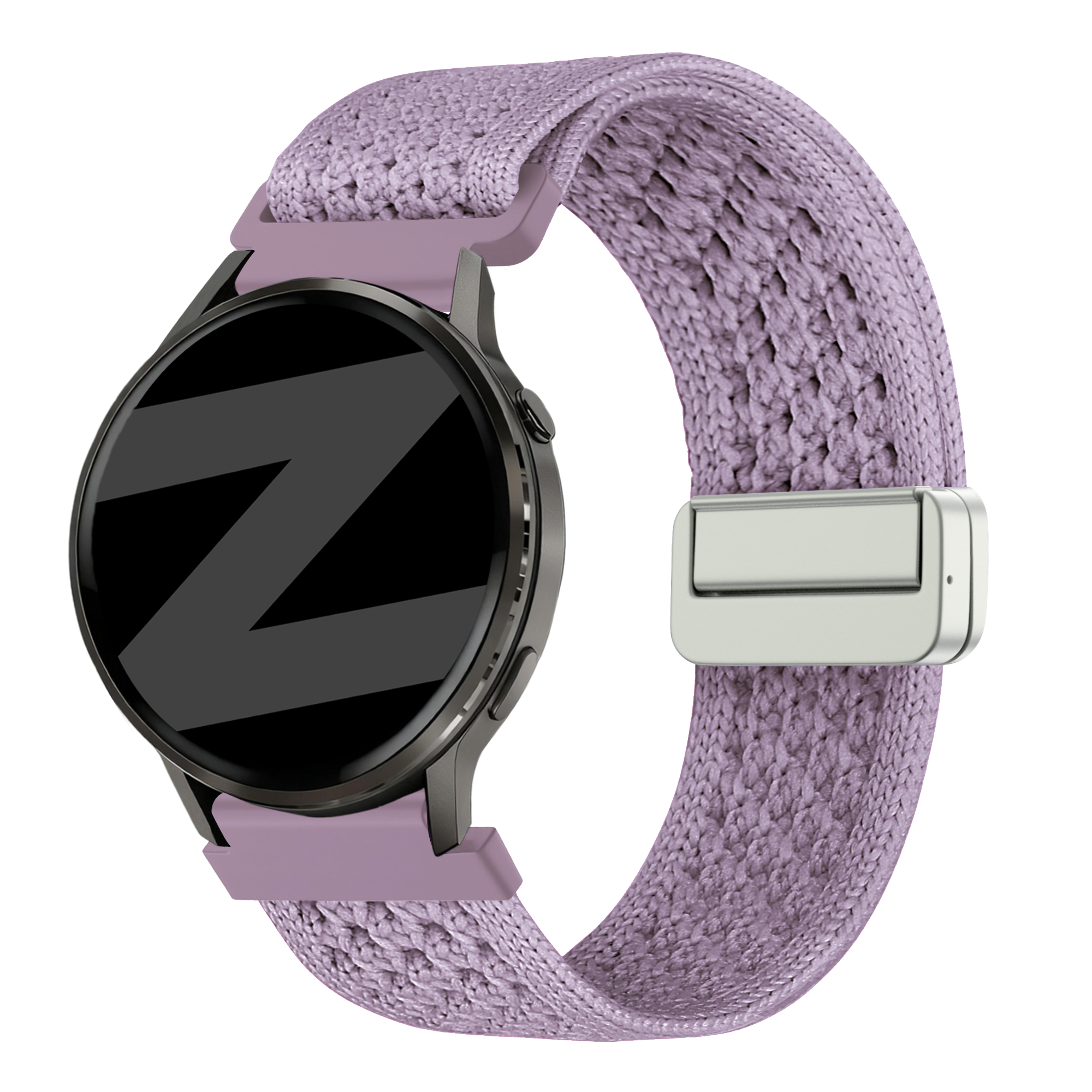 Bandz Huawei Watch 5 - 42mm Vintage Nylon Strap (Light Purple)