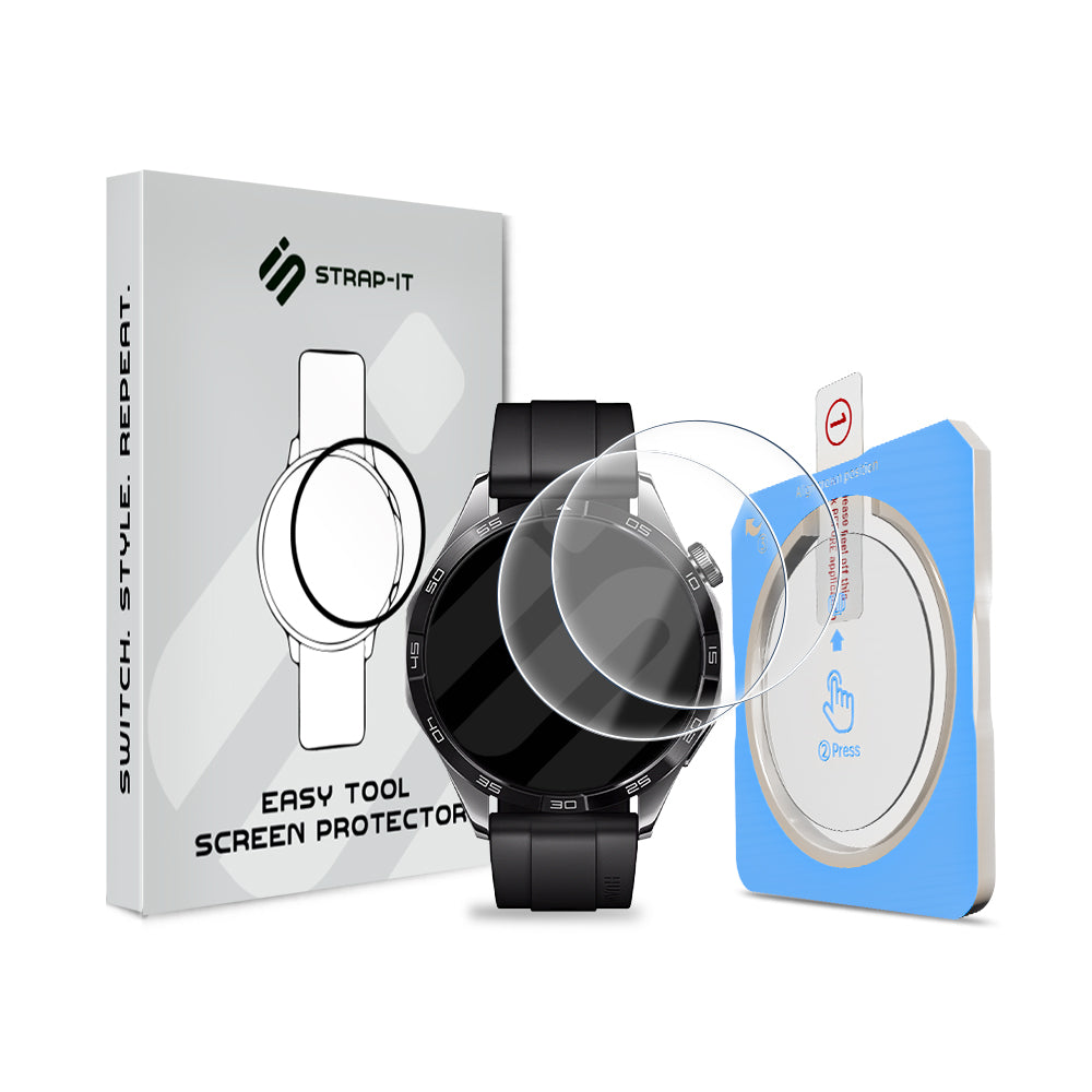 Screenprotector with One-Click Tool - Huawei Watch GT 4 - 46mm