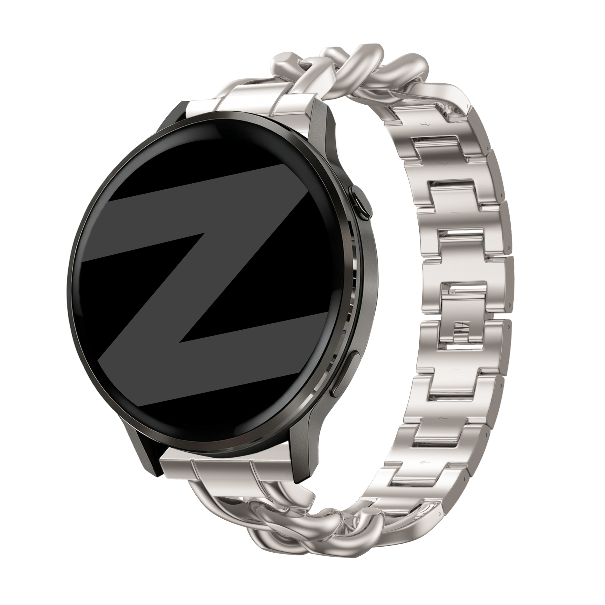 Bandz Garmin Bounce 2 Metal Strap 'Chains' (Starlight)