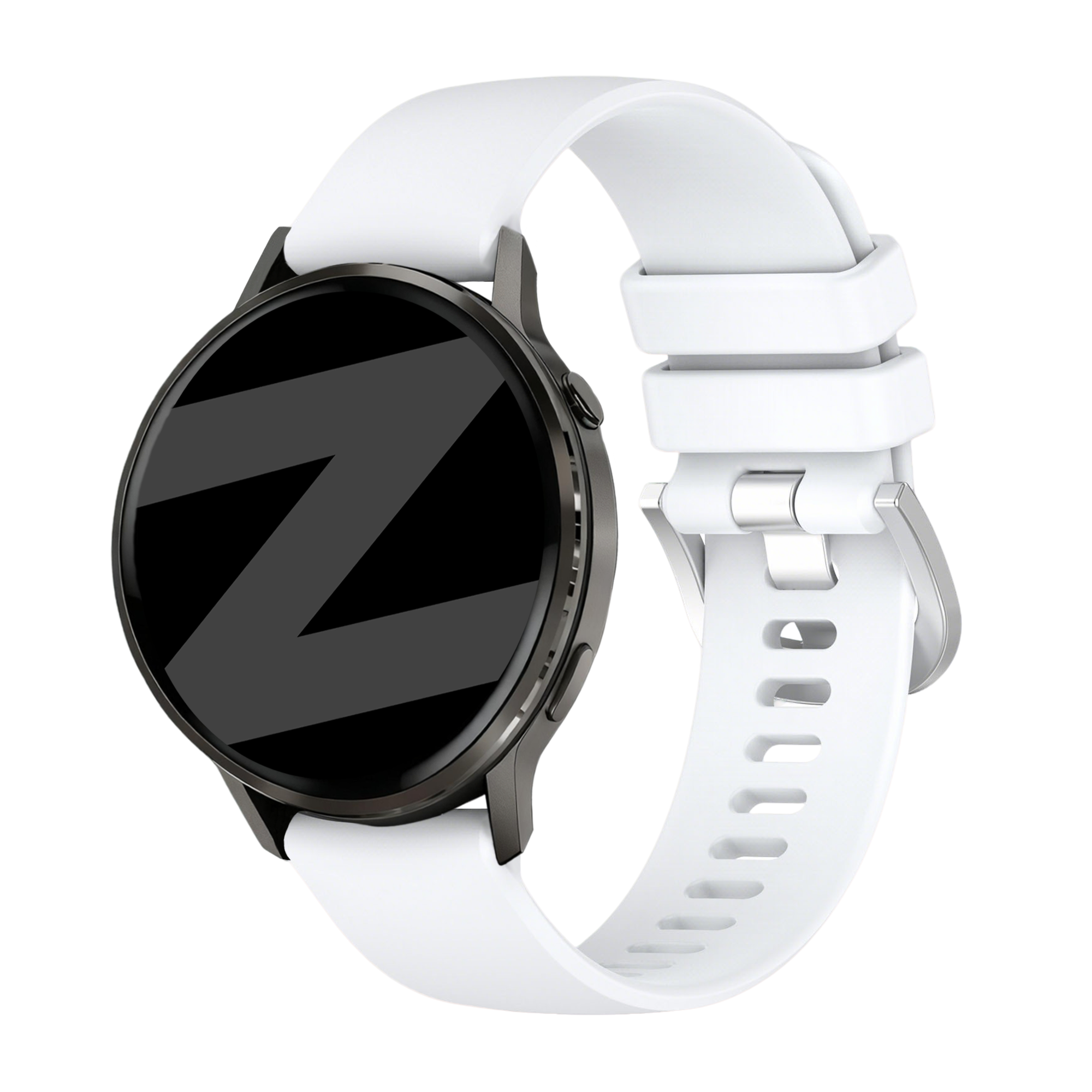 Bandz Garmin Forerunner 265s Silicone Strap 'Classic' (White)