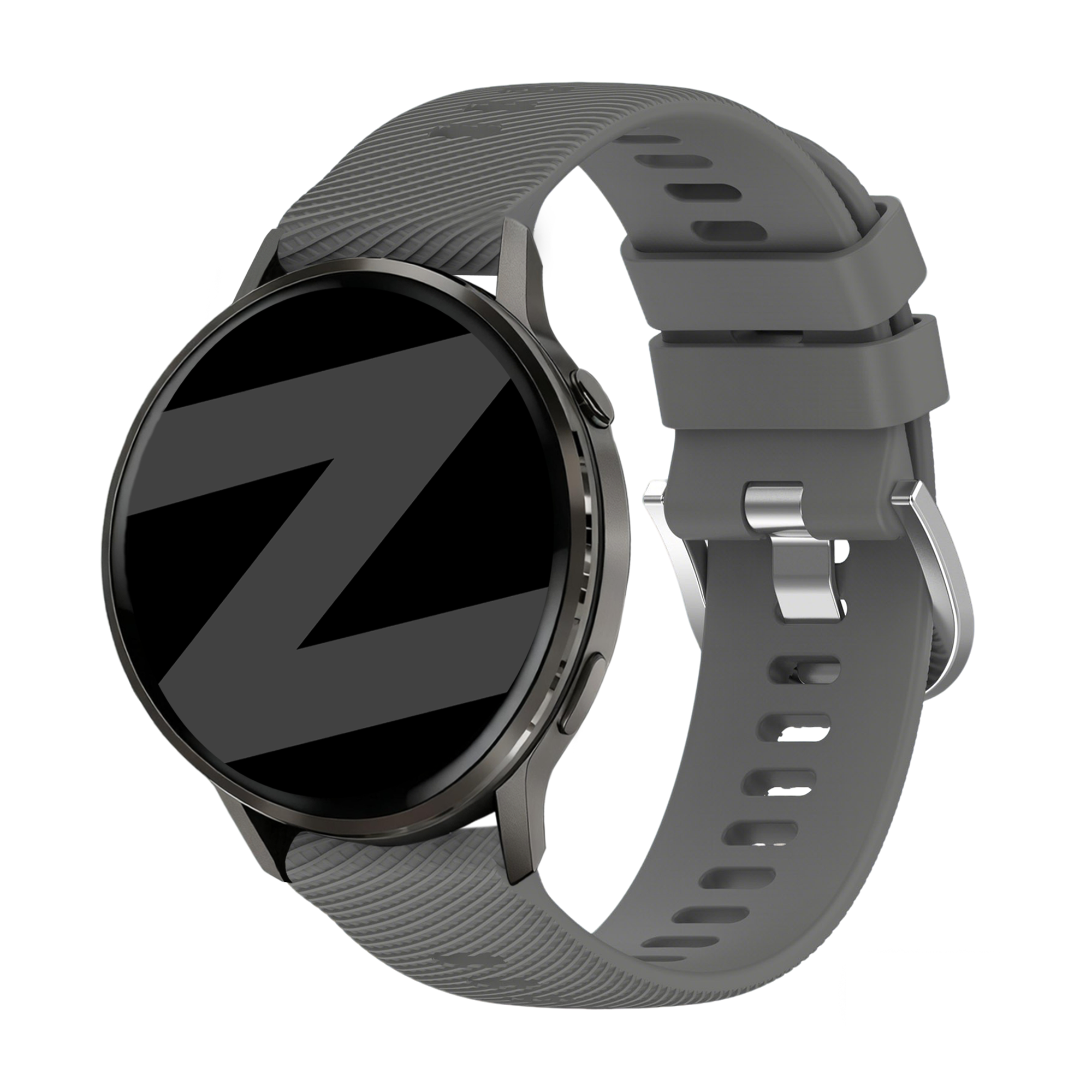 Bandz Garmin Forerunner 265s Silicone Strap 'Deluxe' (Dark Grey)