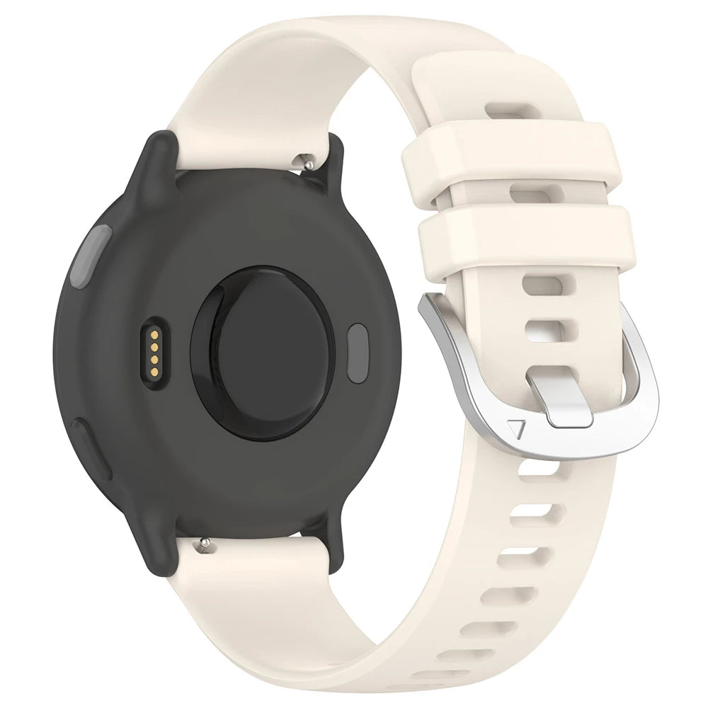 Garmin Vivomove Luxe Classic Silicone Strap (Starlight)