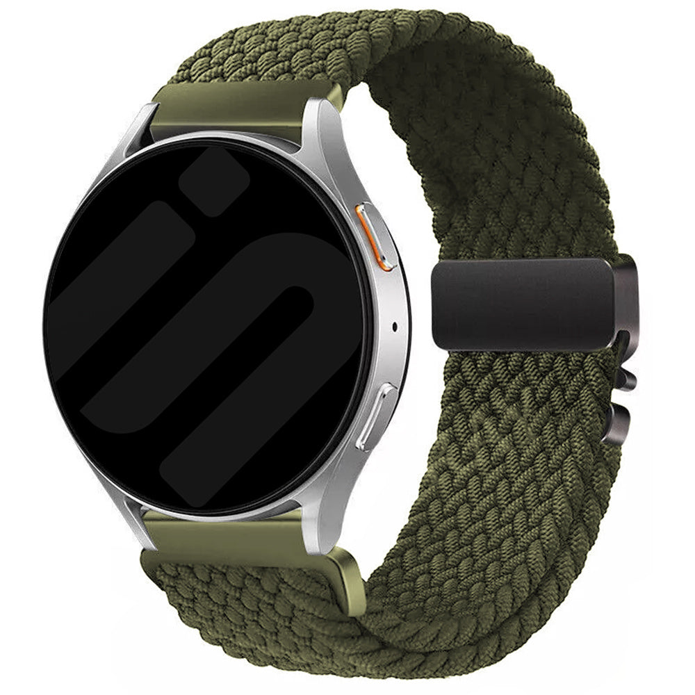 Garmin Venu 2 Braided Strap with P-Buckle (Green)