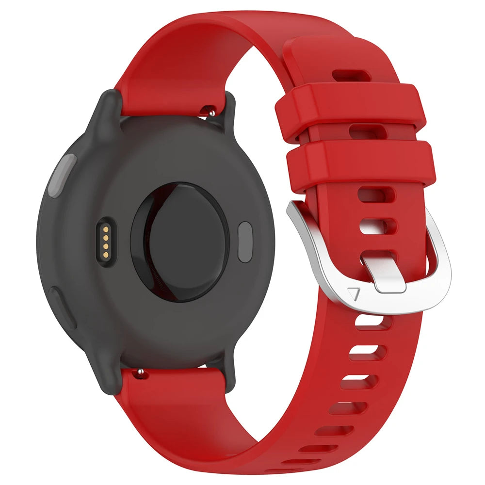 Garmin Approach S42 Klassisches Silikonarmband (Rot)