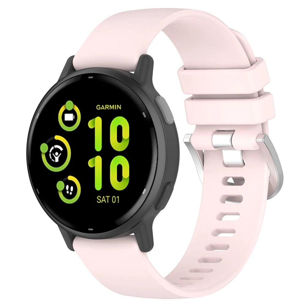 Garmin Vivoactive 6 Silicone Classic Strap (Pink)