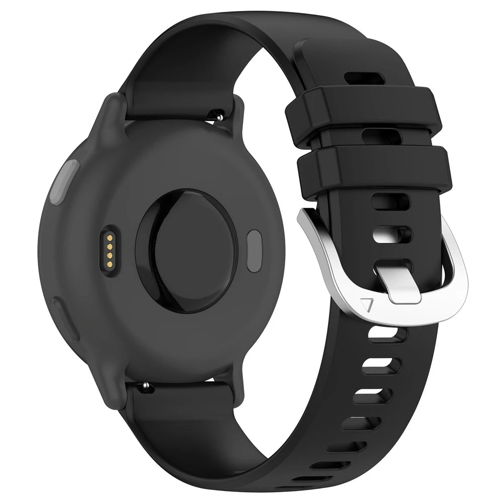 Garmin Vivomove Sport Classic Silicone Strap (Black)