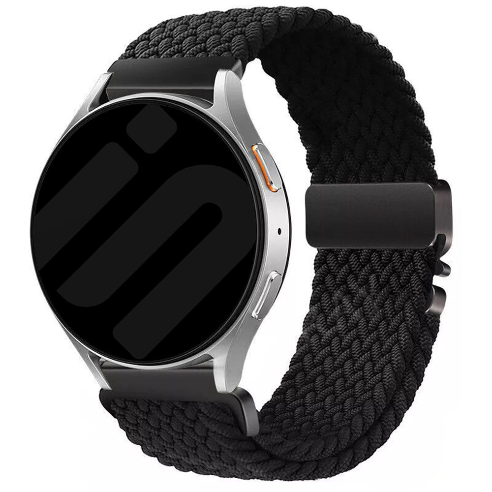 Garmin Vivomove Luxe Braided Strap with P-Buckle (Black)