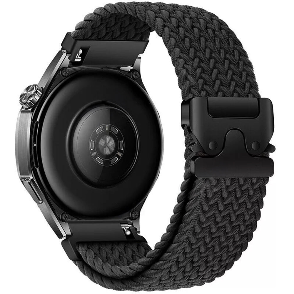 Garmin Vivoactive 5 Geflochtenes Armband mit P-Schnalle (Schwarz)