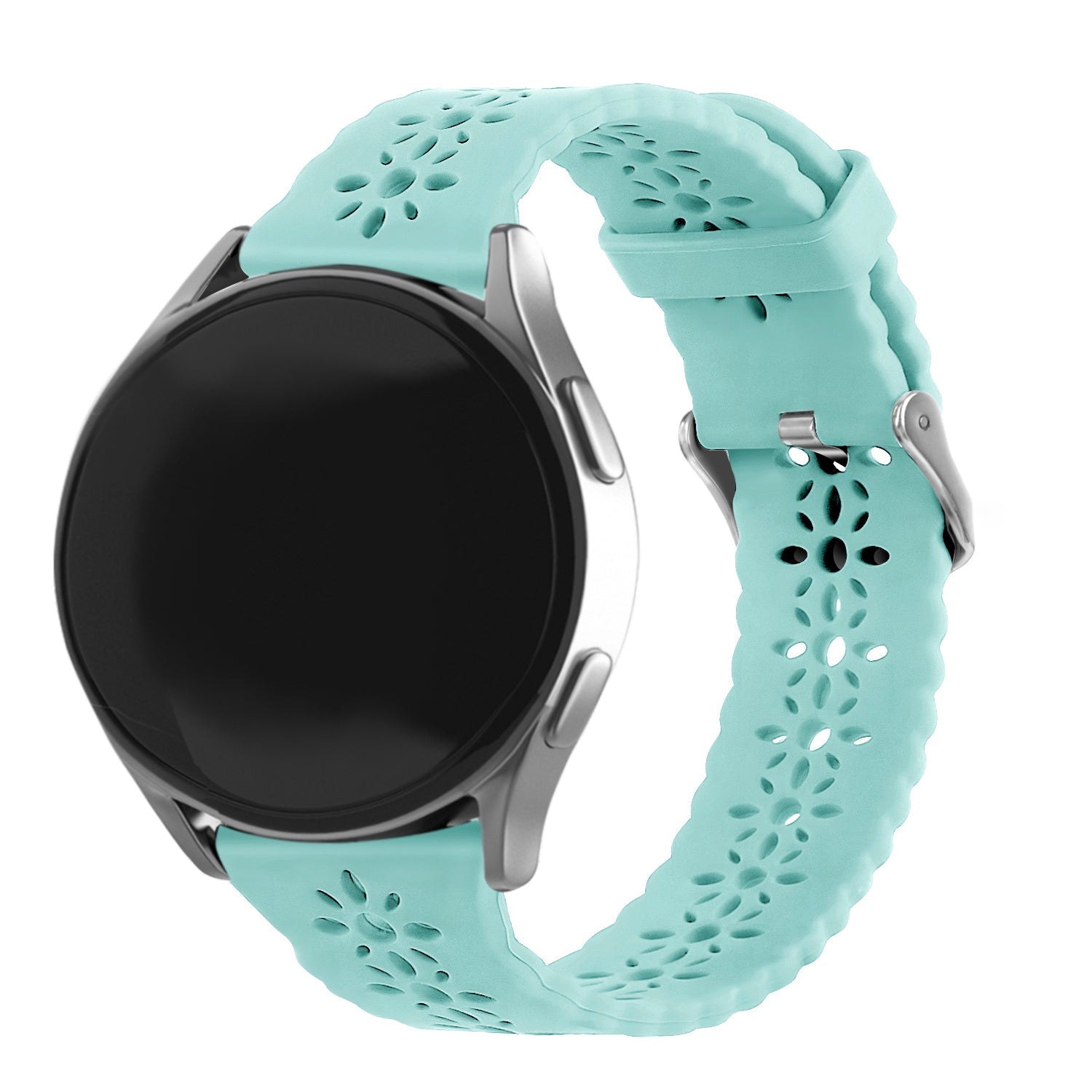 Coros Apex 42mm Patterned Silicone Strap (Blue Sea Green)