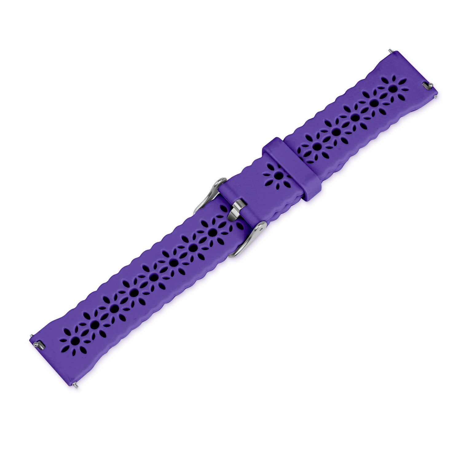 Amazfit Active 2 Patterned Silicone Strap (Dark Purple)