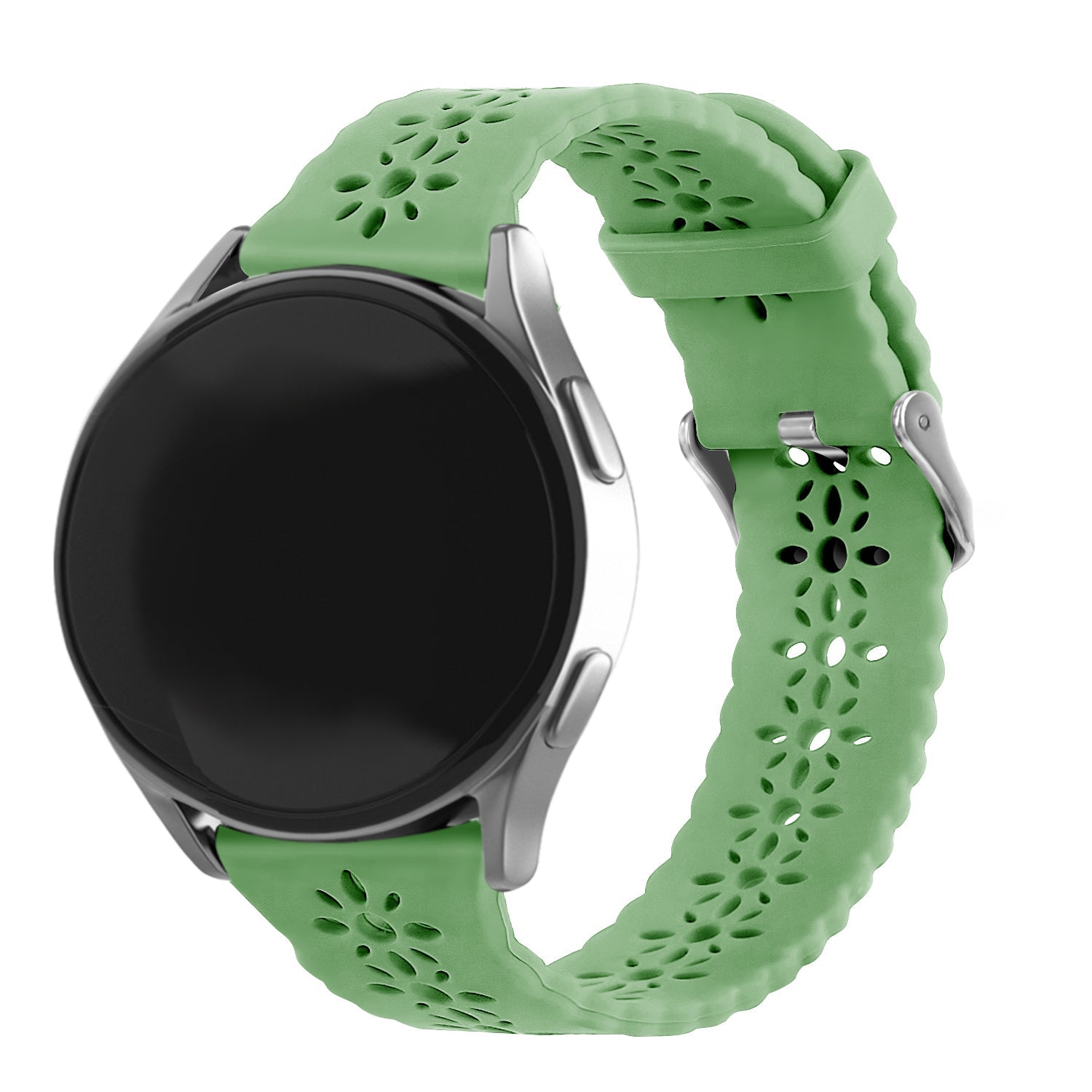 Coros Apex 42mm Patterned Silicone Strap (Green)