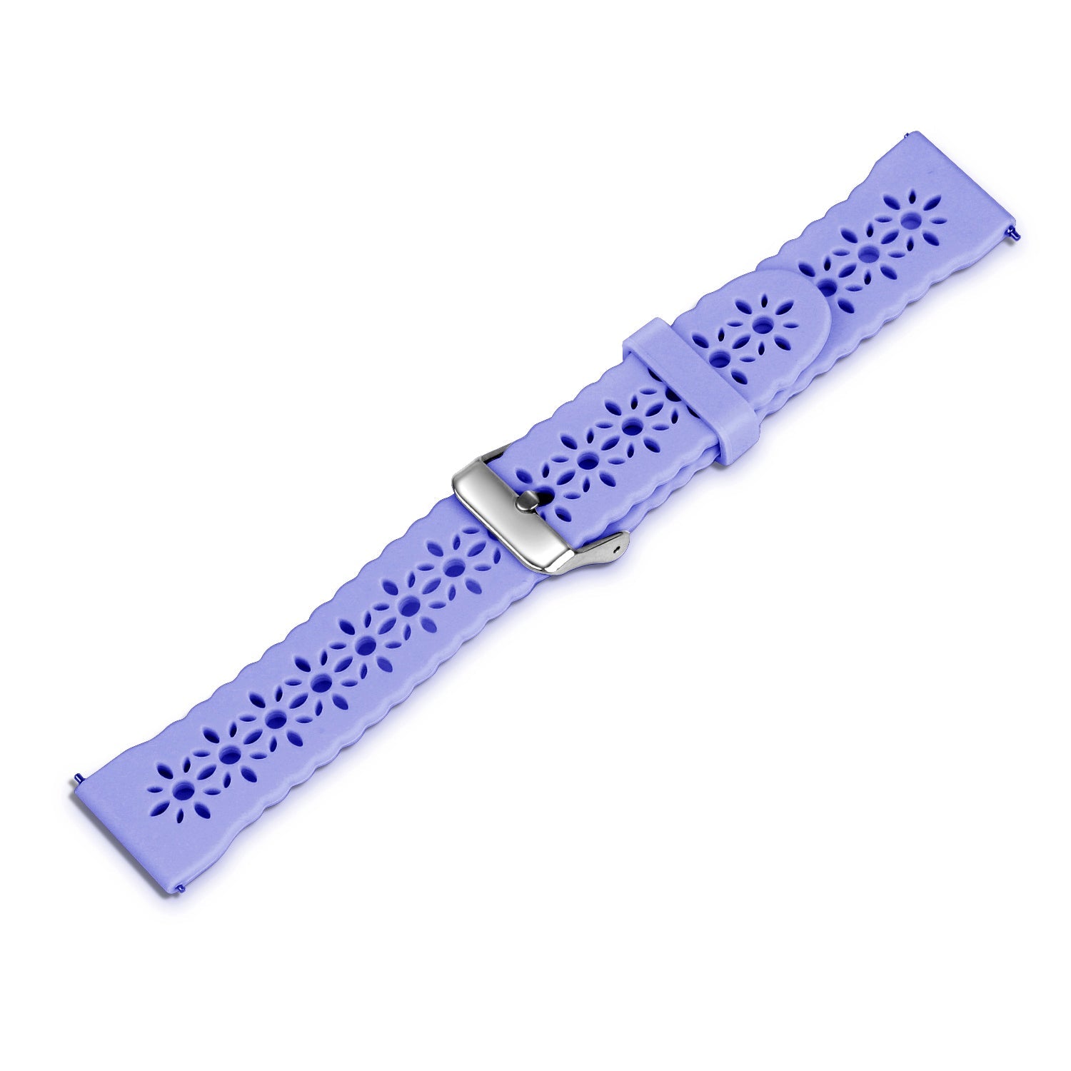 Coros Pace 2 Patterned Silicone Strap (Lilac)